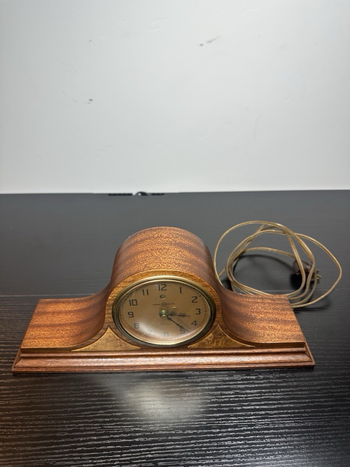 Vintage GE Telechron AB-335 Electric Mantel Clock Works Serviced Keeps Time
