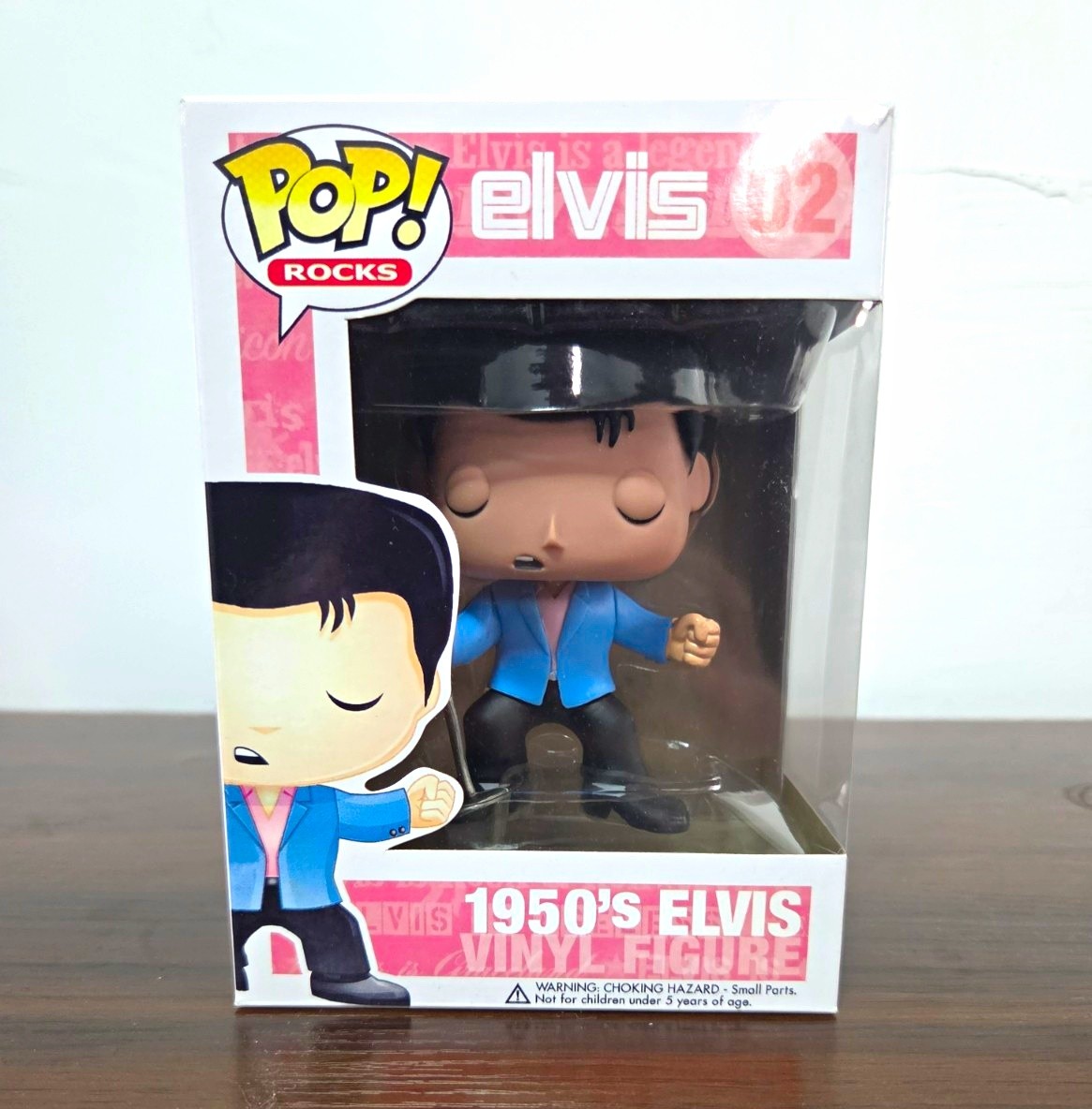 Funko Pop Rocks Elvis Presley 1950s Vinyl Figure #02 Original Unopened