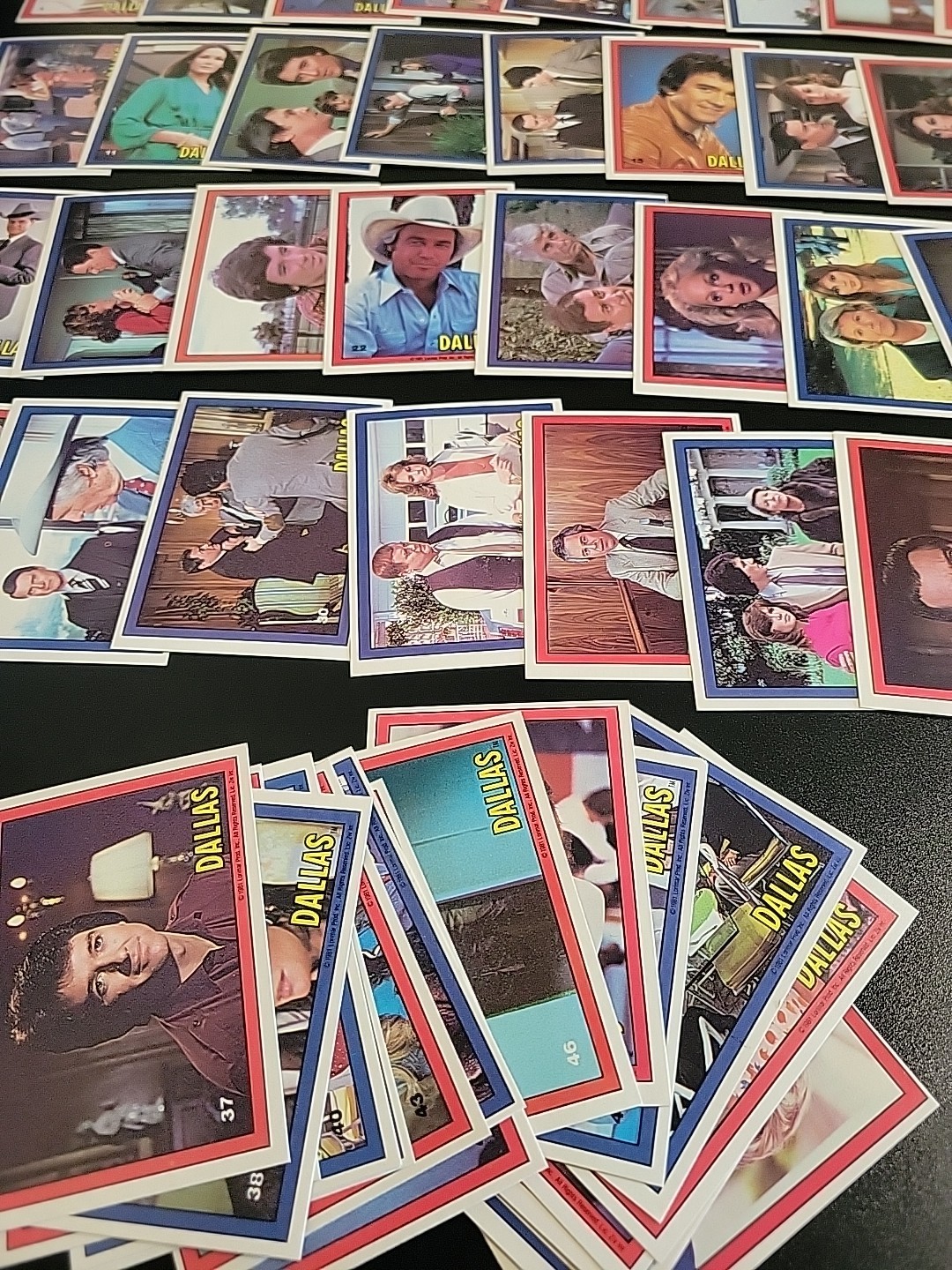 1981 Donruss Dallas TV Show Cards Complete Set JR Ewing - Great Condition