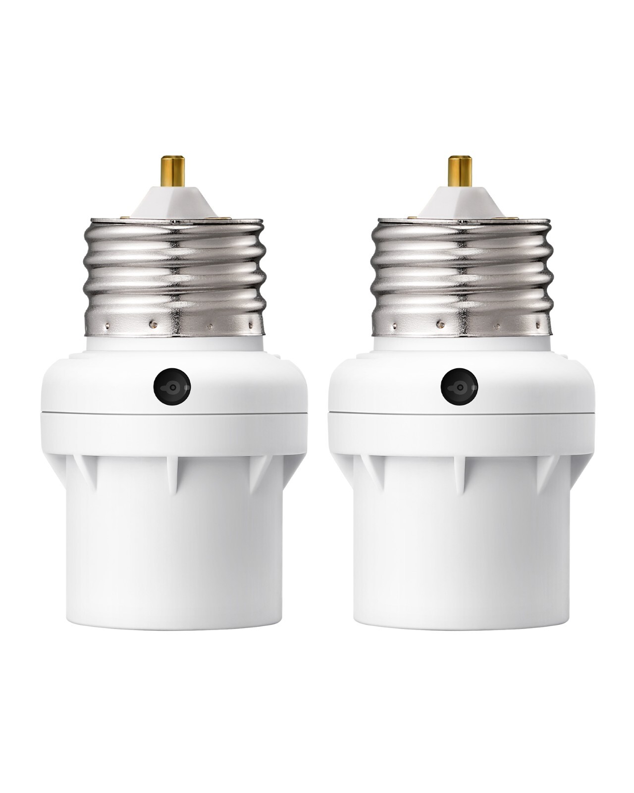 DEWENWILS 2 Pack Light Sensor Socket, Dusk to Dawn  360° Sensor Rotation, E26