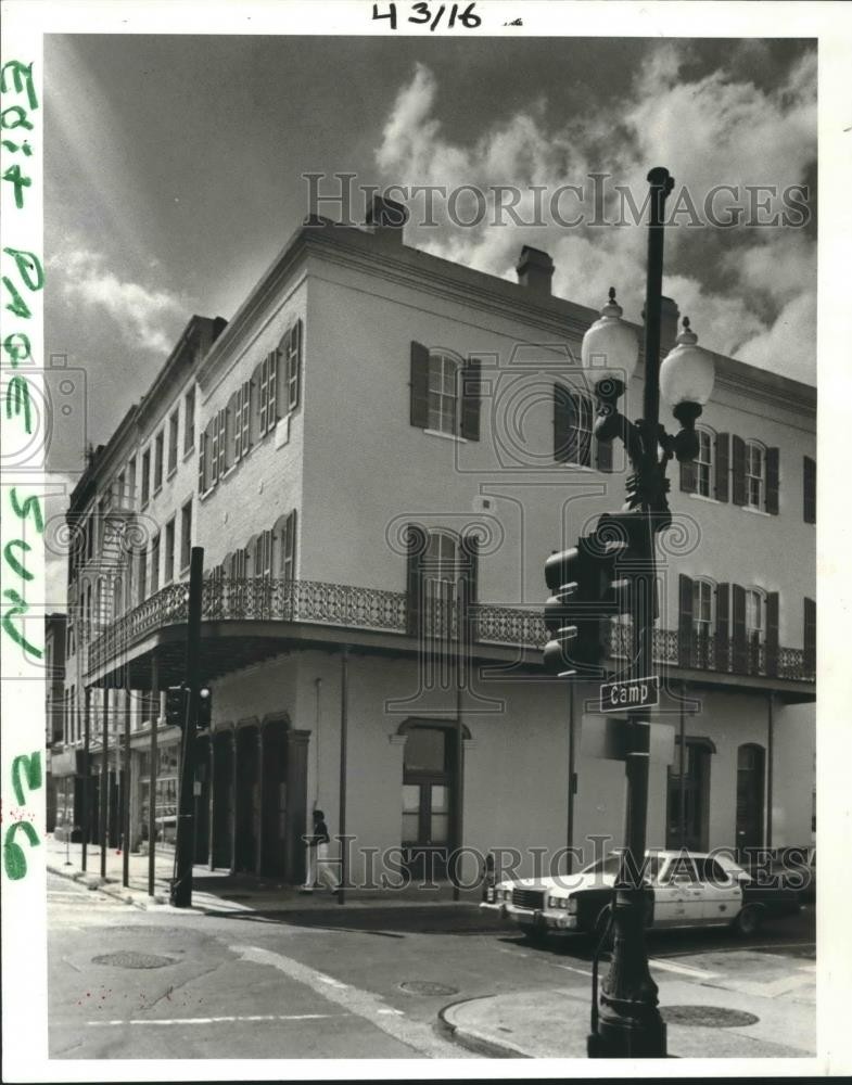 1980 Press Photo New look at Camp & Girod Streets in Central Business District 1980 Press Photo New look at Camp & Girod Streets in Central Business District