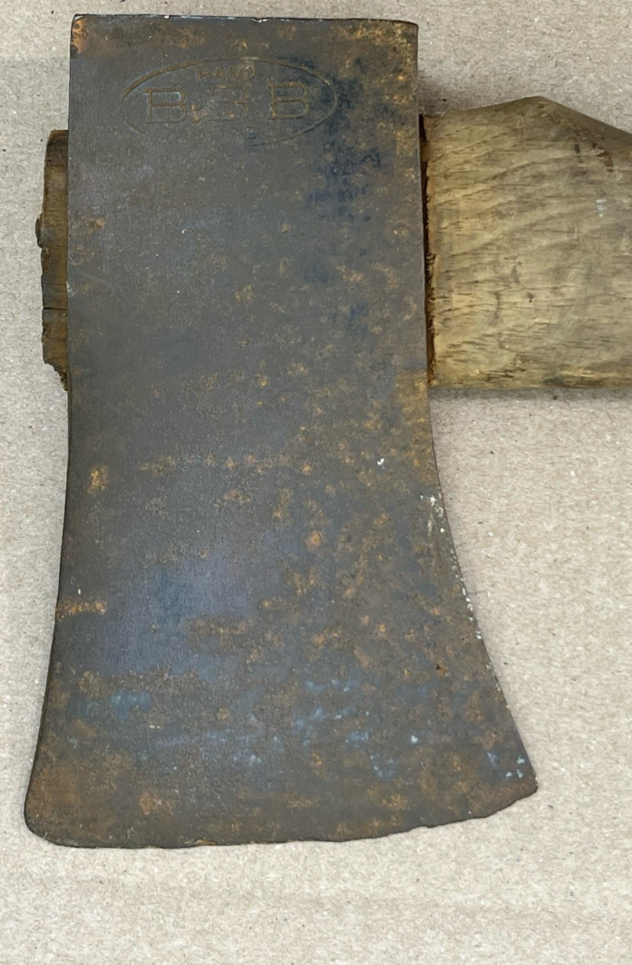 vintage BBB axe hand made and handle 22