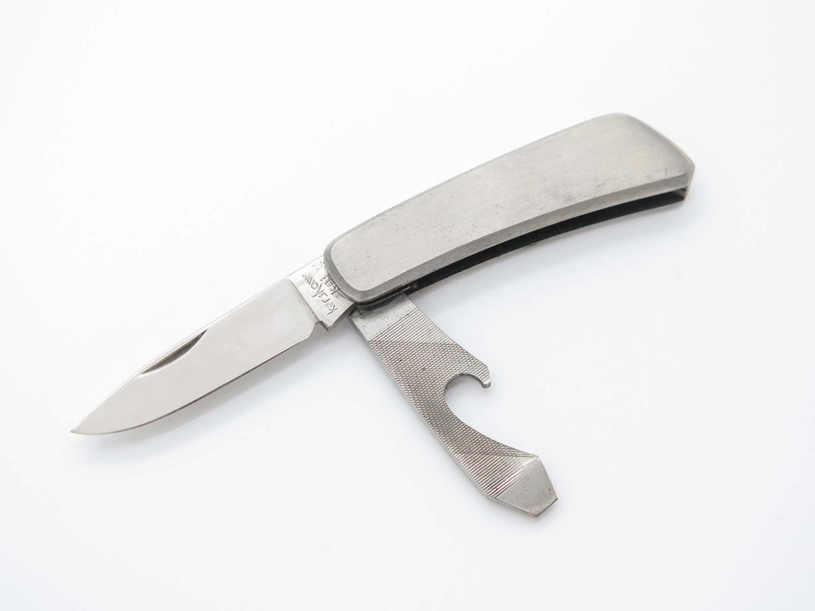 Vtg Kershaw Kai 5800 Seki Japan Gentleman Bottle Stainless Folding Pocket Knife Vtg Kershaw Kai 5800 Seki Japan Gentleman Bottle Stainless Folding Pocket Knife