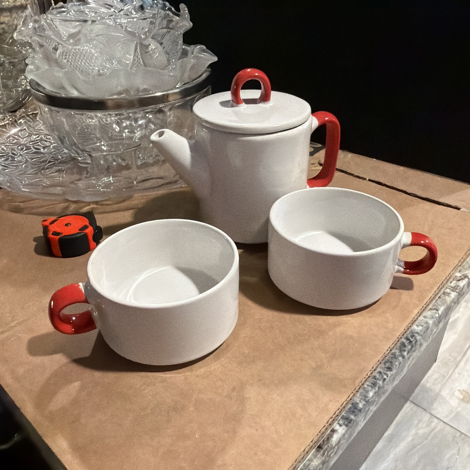 Dat’l DO It, Vintage 3 Piece TEA SET / SOUP Dat’l DO It, Vintage 3 Piece TEA SET / SOUP