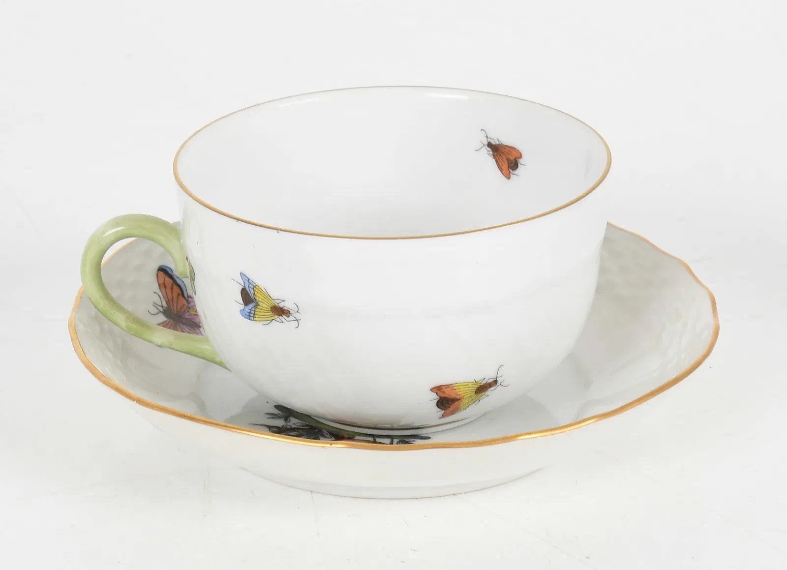 Herend Rothschild Cup and Saucer Herend Rothschild Cup and Saucer