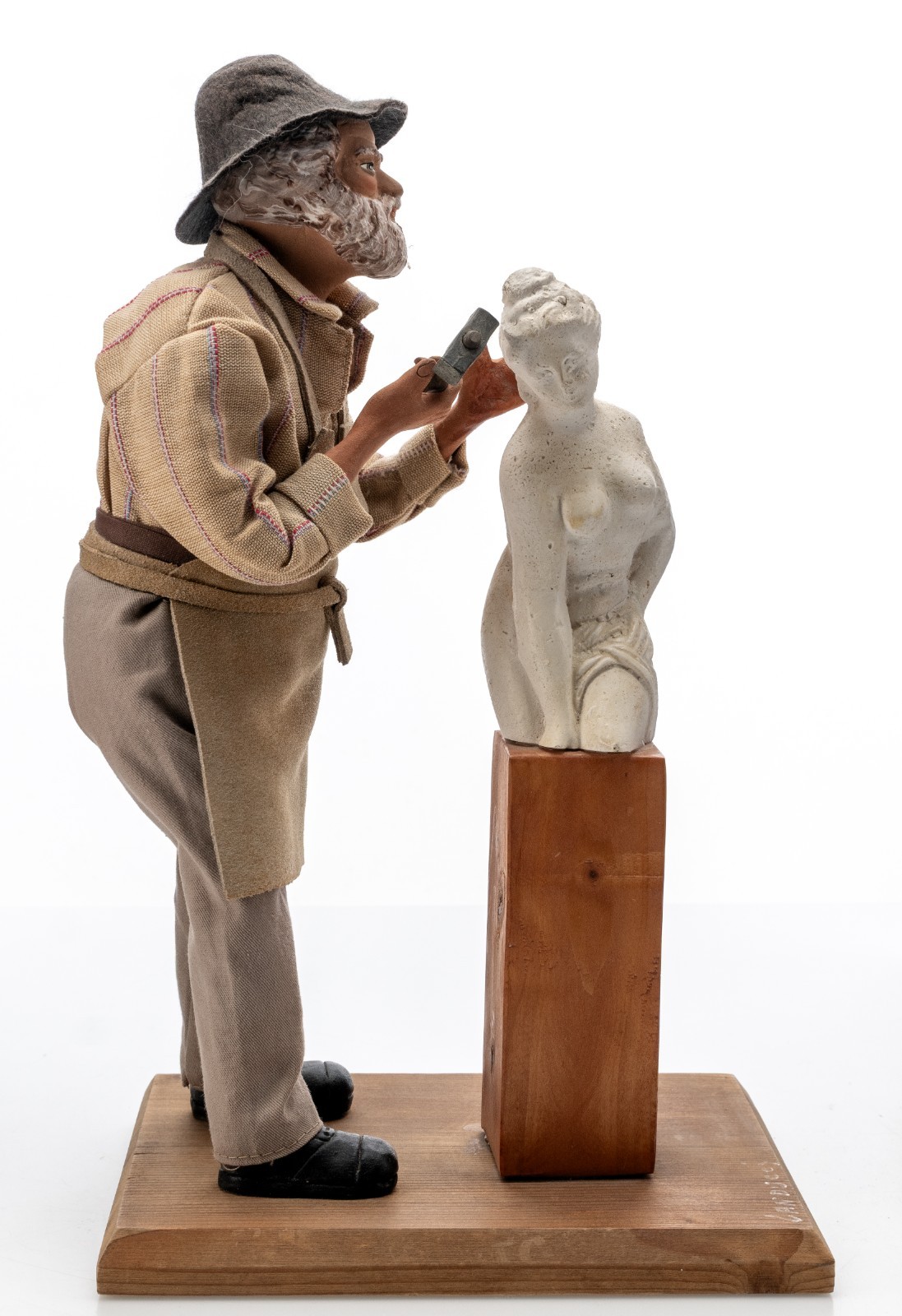Santon de Provence Landucci Terracotta Figure Sculptor Statue 2.5lb 12\