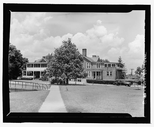 Historic view: View Lyman Mansion #1905 from southwest - Blue Ridge Sanatorium,