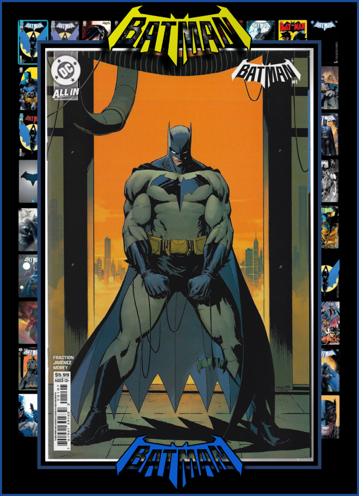 BATMAN #1 (2026) DRAGOTTA 3RD PRINT HOMAGE VARIANT ABSOLUTE ALL-IN DC 9.4 NM BATMAN #1 (2026) DRAGOTTA 3RD PRINT HOMAGE VARIANT ABSOLUTE ALL-IN DC 9.4 NM