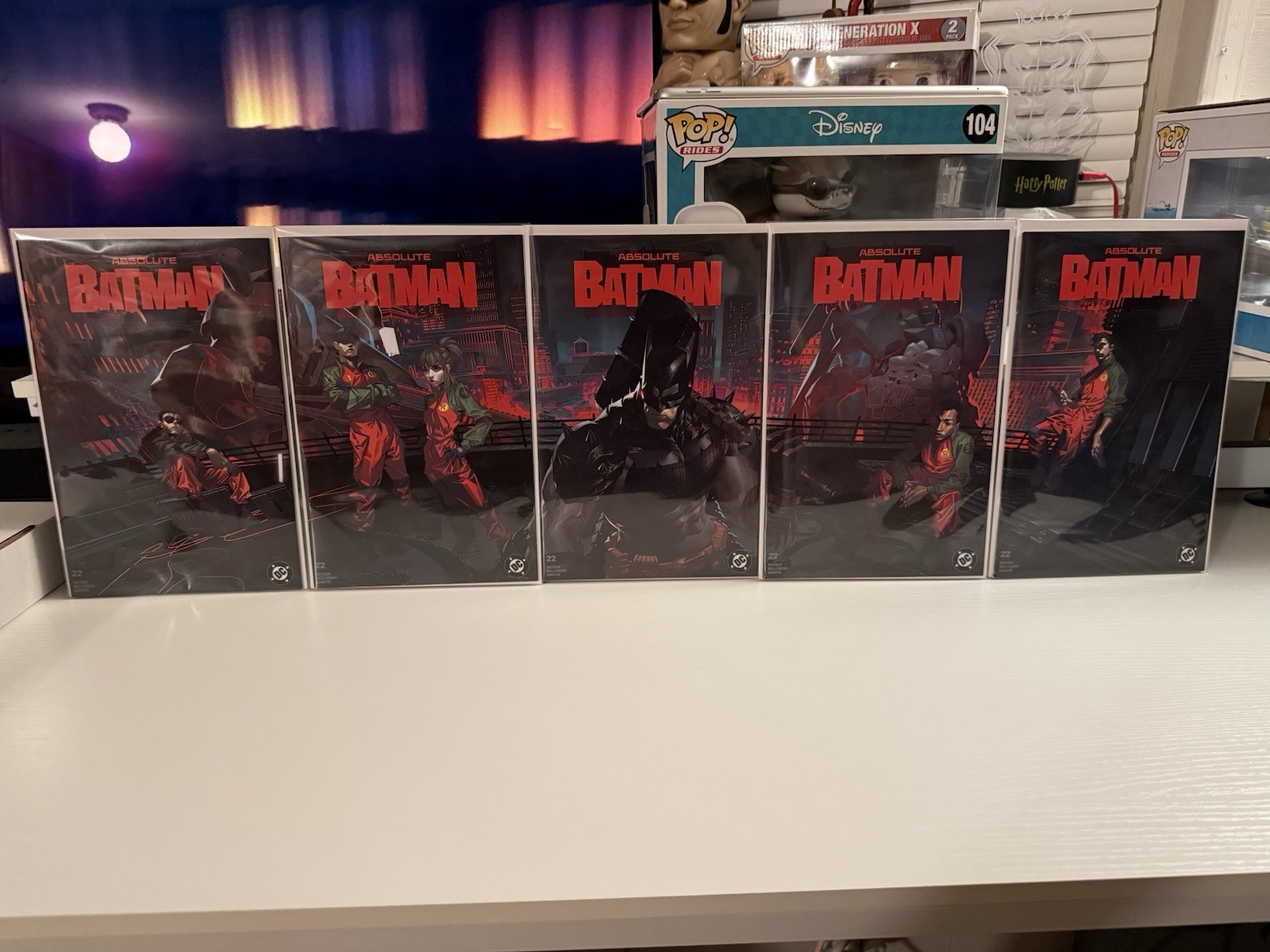 5 BOOK SET 9.8 Brand New Absolute Batman #22 Kael Ngu SDCC 2026 Exclusive  1:25