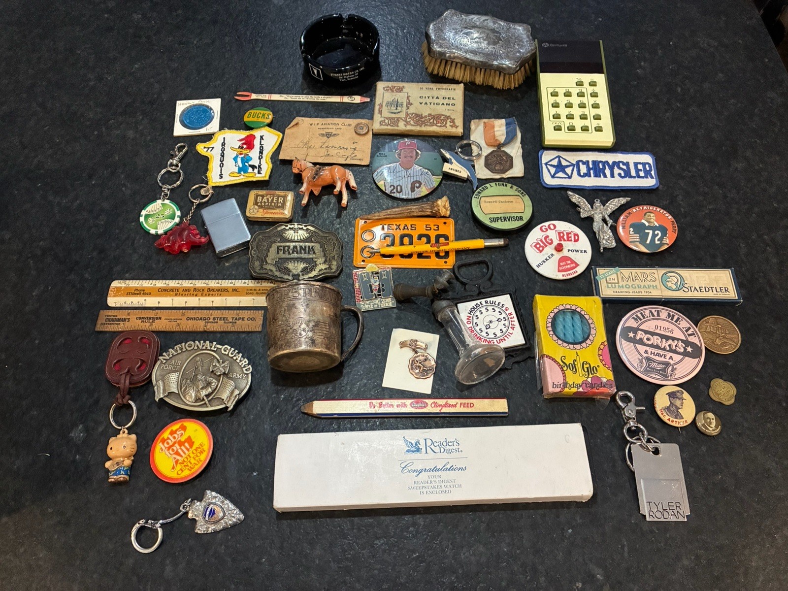 Vintage Large Junk Drawer Lot