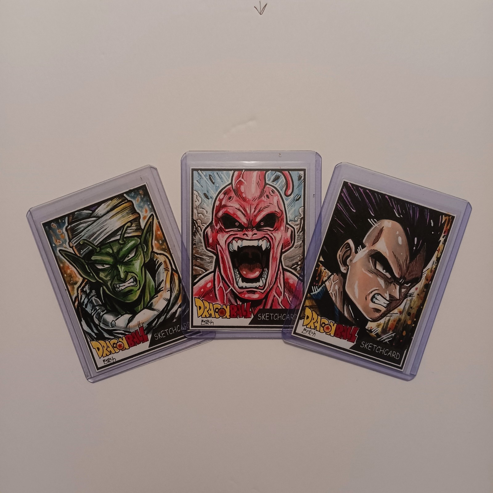(3)DRAGONBALL PSC PERSONAL SKETCH CARDS 1/1 BURCH free s&h buu (3)DRAGONBALL PSC PERSONAL SKETCH CARDS 1/1 BURCH free s&h buu