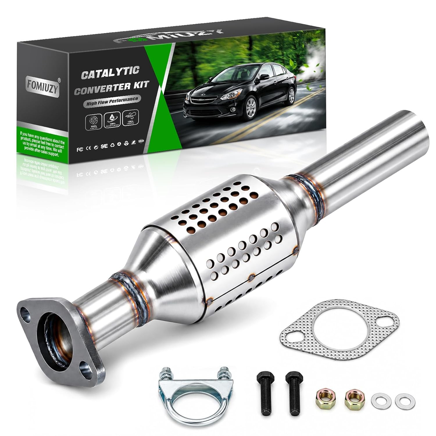 Catalytic Converter Kit Direct-Fit Kia Soul 2012 2013 2014 2015 2016 2017 2018 2