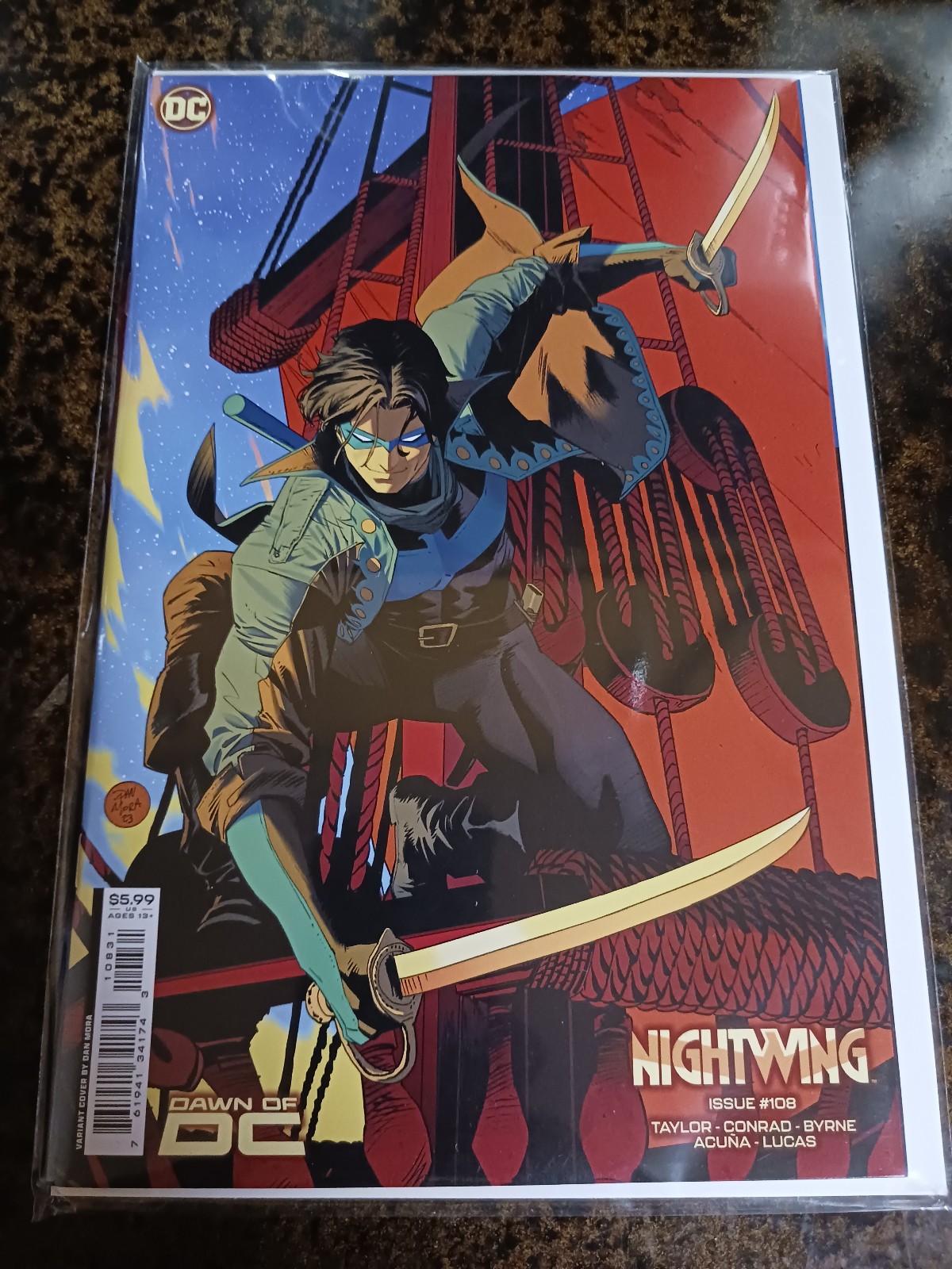 Nightwing, Vol. 4 #108 Dan Mora Variant ***Original Pre-Order, Never Read*** Nightwing, Vol. 4 #108 Dan Mora Variant ***Original Pre-Order, Never Read***