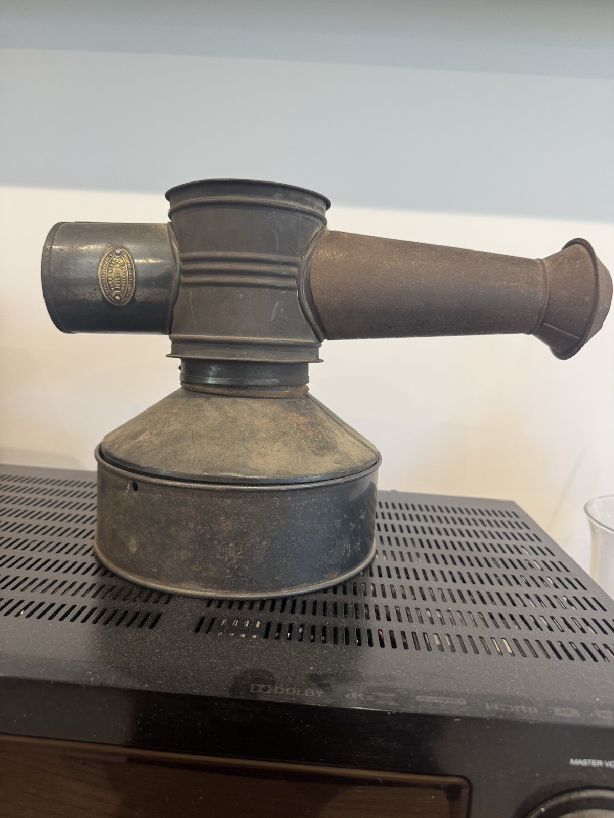 Rare Antique William Hume Magic Lantern Lamphouse / Chimney (c. 1873–1907)