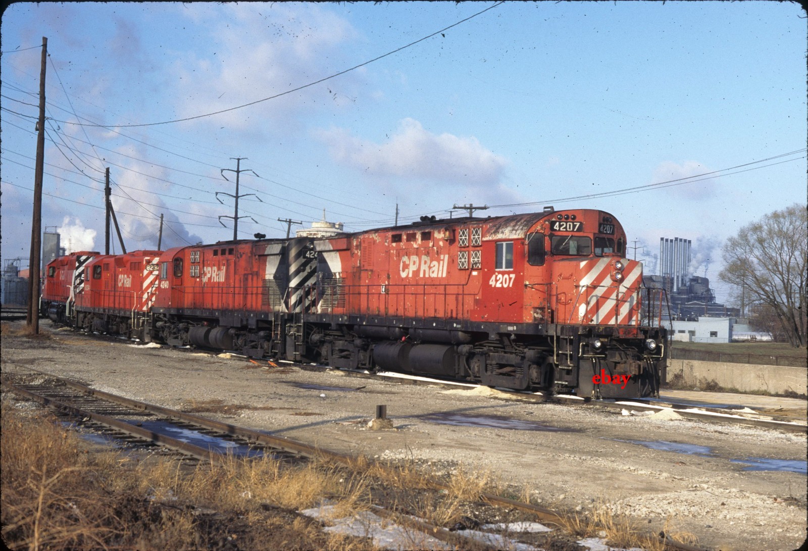PK Canadian )Pacific 4207 - Original Slide - Miller Rd PK Canadian )Pacific 4207 - Original Slide - Miller Rd