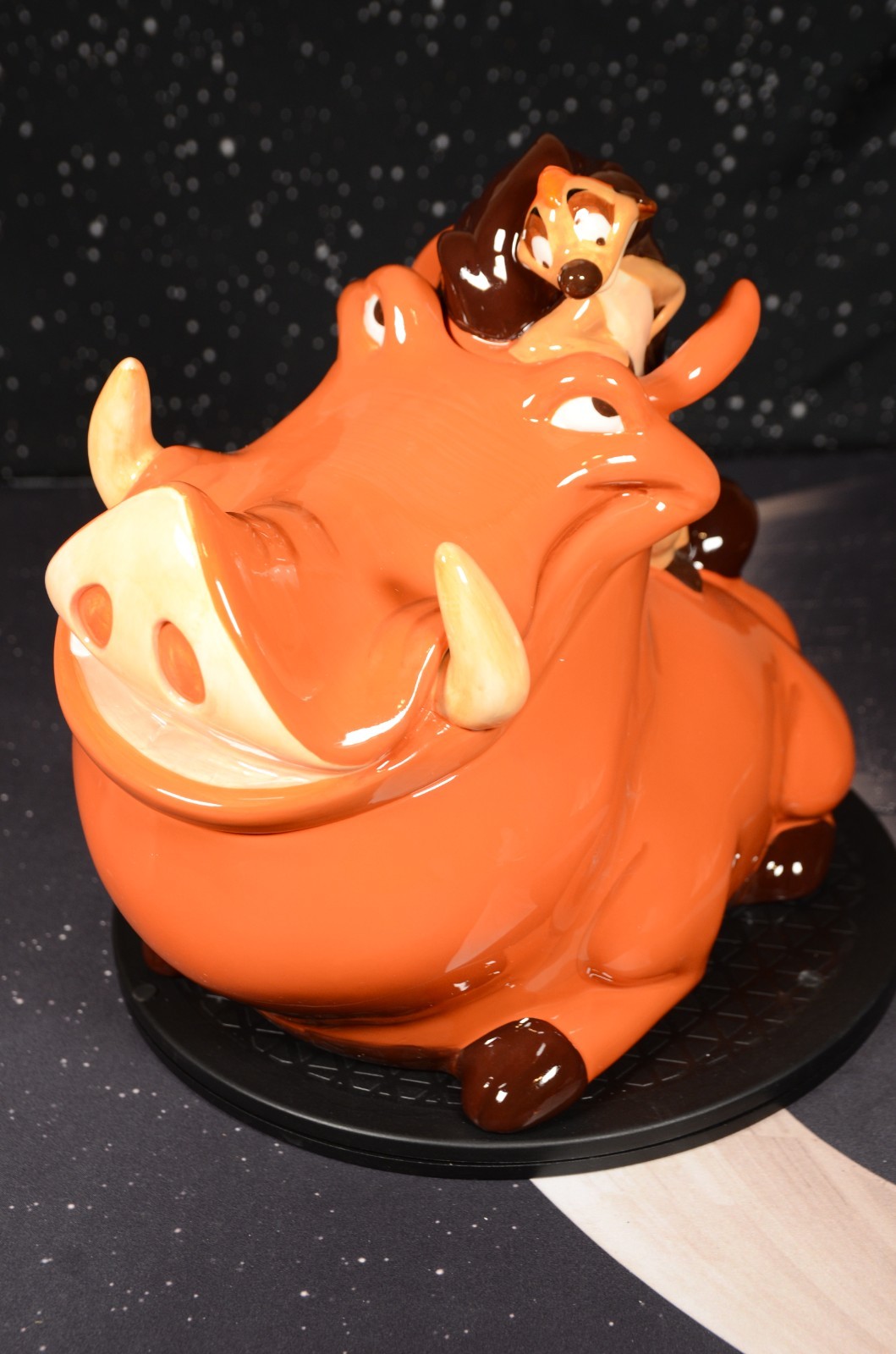 RARE Disney Auctions Pumbaa & Timon Limited Edition 350 Made Cookie Jar BOX RARE Disney Auctions Pumbaa & Timon Limited Edition 350 Made Cookie Jar BOX