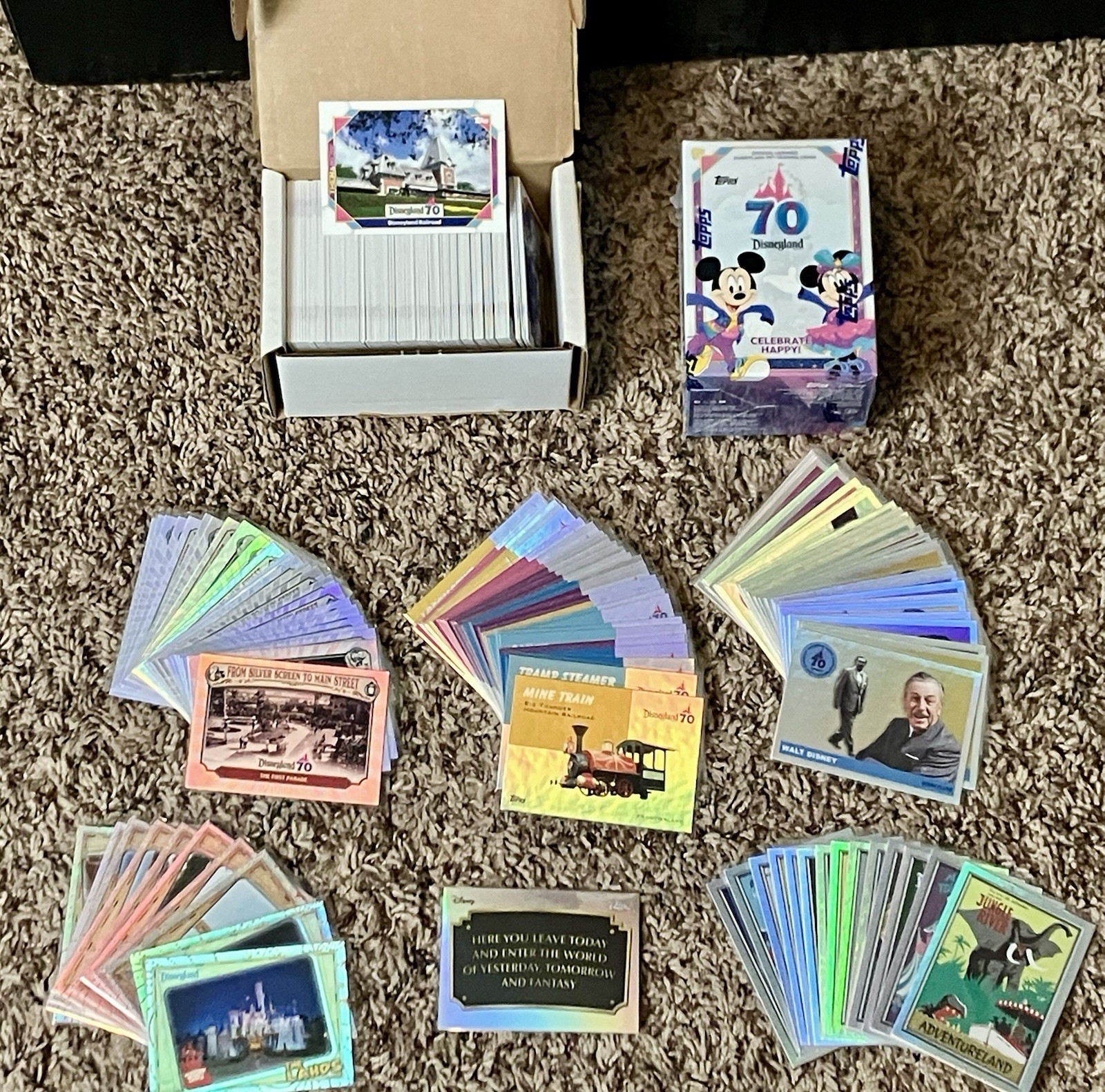 MASTER SET 2025 Topps Disneyland 70th Complete 251 Base ALL Foil Inserts+ BONUS