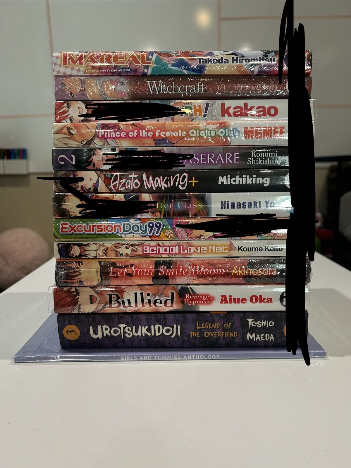 Lot of 13 H Manga (Fakku and J18). 7 Sealed, 6 unsealed