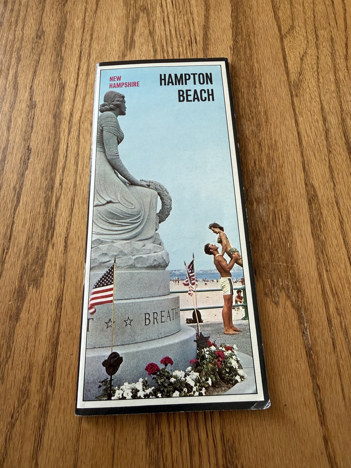 Vintage 1972 Hampton Beach Vacation Guide Brochure New Hampshire USA Color