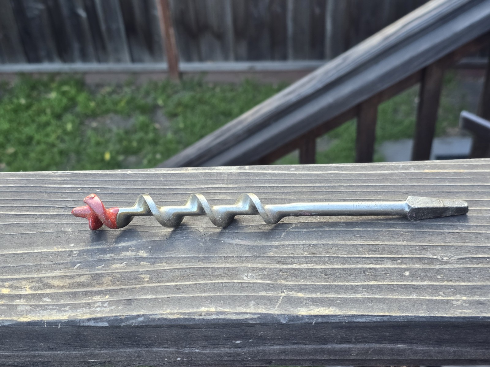 Irwin brace auger bit #13 NOS USA Carpenters tool 13/16\