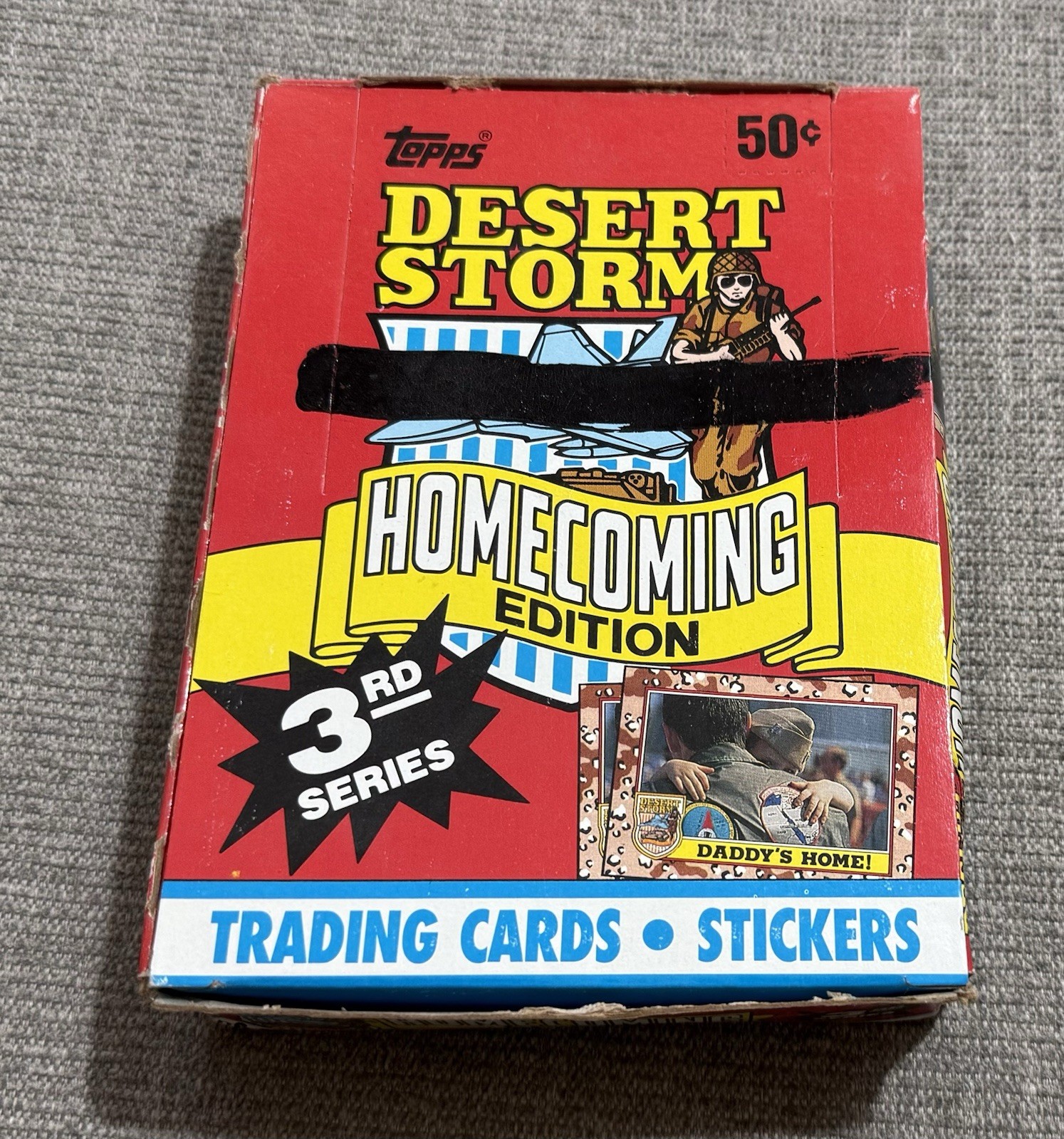 1991 Topps DESERT STORM Cards 3rd Series 3 Homecoming RARE NEW Wax Box 36 Packs