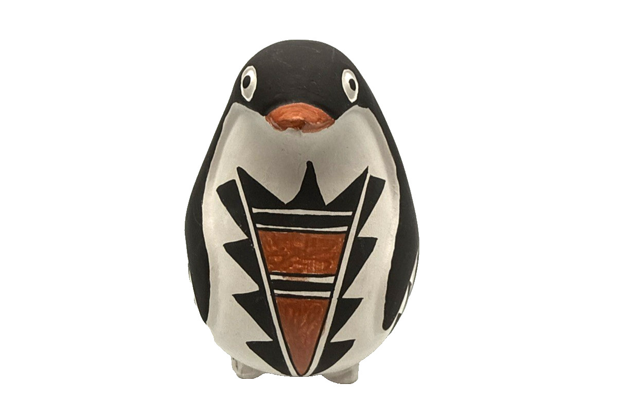 Acoma New Mexico Hand Painted Ceramic Pueblo Folk Art Penguin Acoma New Mexico Hand Painted Ceramic Pueblo Folk Art Penguin