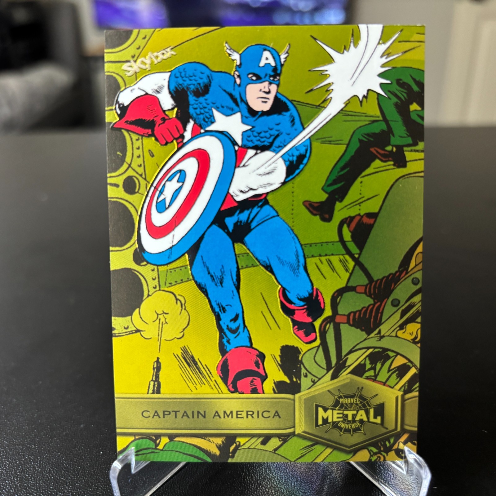 2021 Skybox Marvel Universe Metal Captain America #116 Spider-Man 2021 Skybox Marvel Universe Metal Captain America #116 Spider-Man