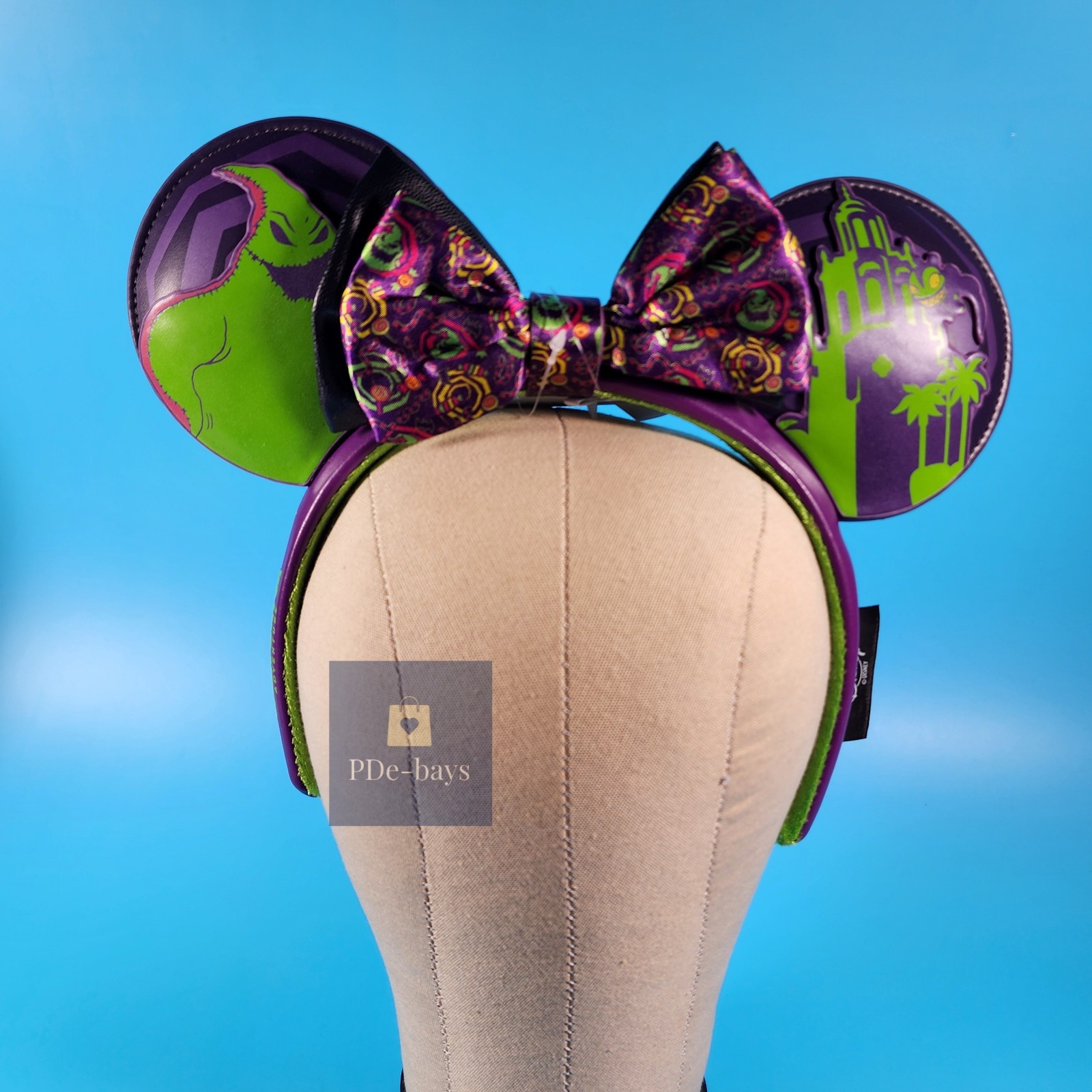 Disney 2025 Oogie Boogie Bash Mickey Minnie Ears Headband NEW Glow Disneyland Disney 2025 Oogie Boogie Bash Mickey Minnie Ears Headband NEW Glow Disneyland