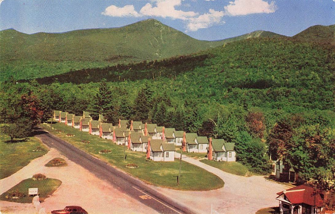 Mt. Liberty, English Village At Indian Head, NH New Hampshire Postcard (F-B)