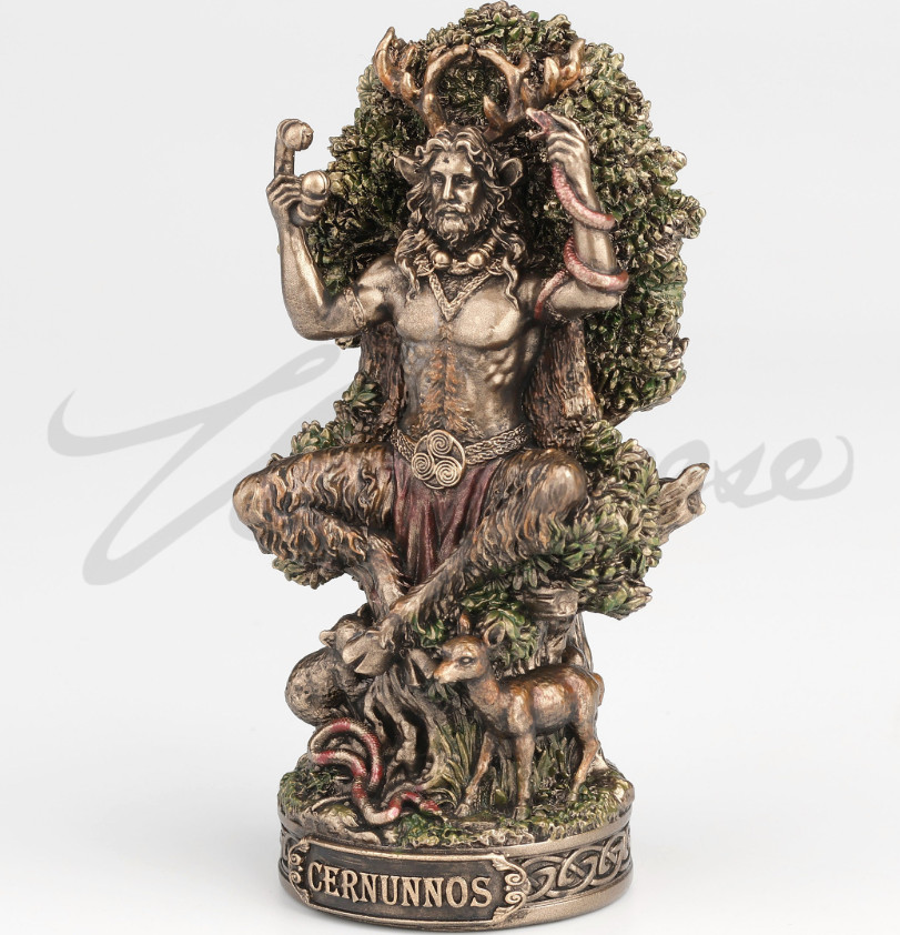 Polystone Cernunnos The Celtic God Of  Wilds Home Decorative Religious Figurine
