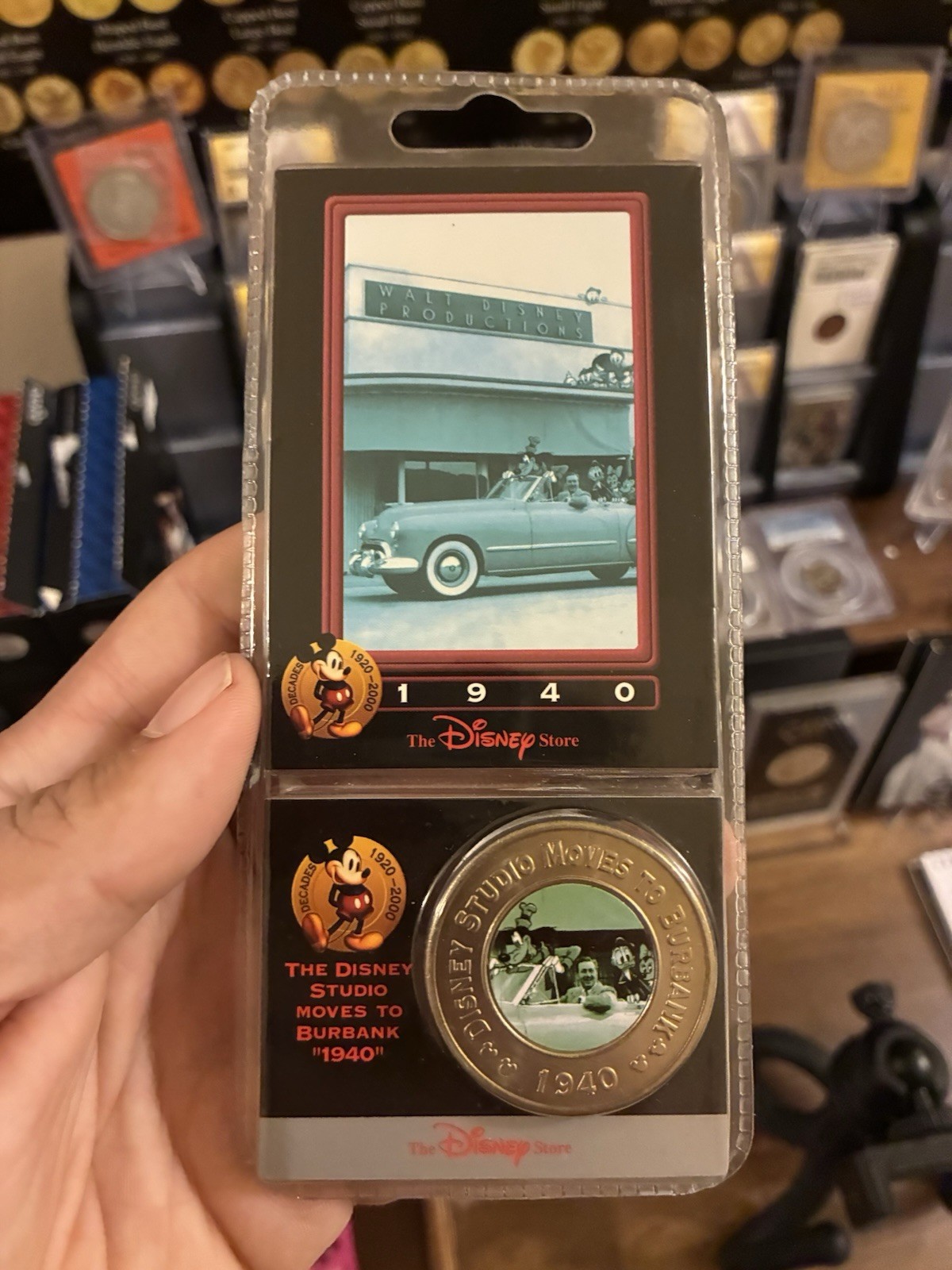 The Disney Decades Coin and Card #32 The Disney Decades Coin and Card #32