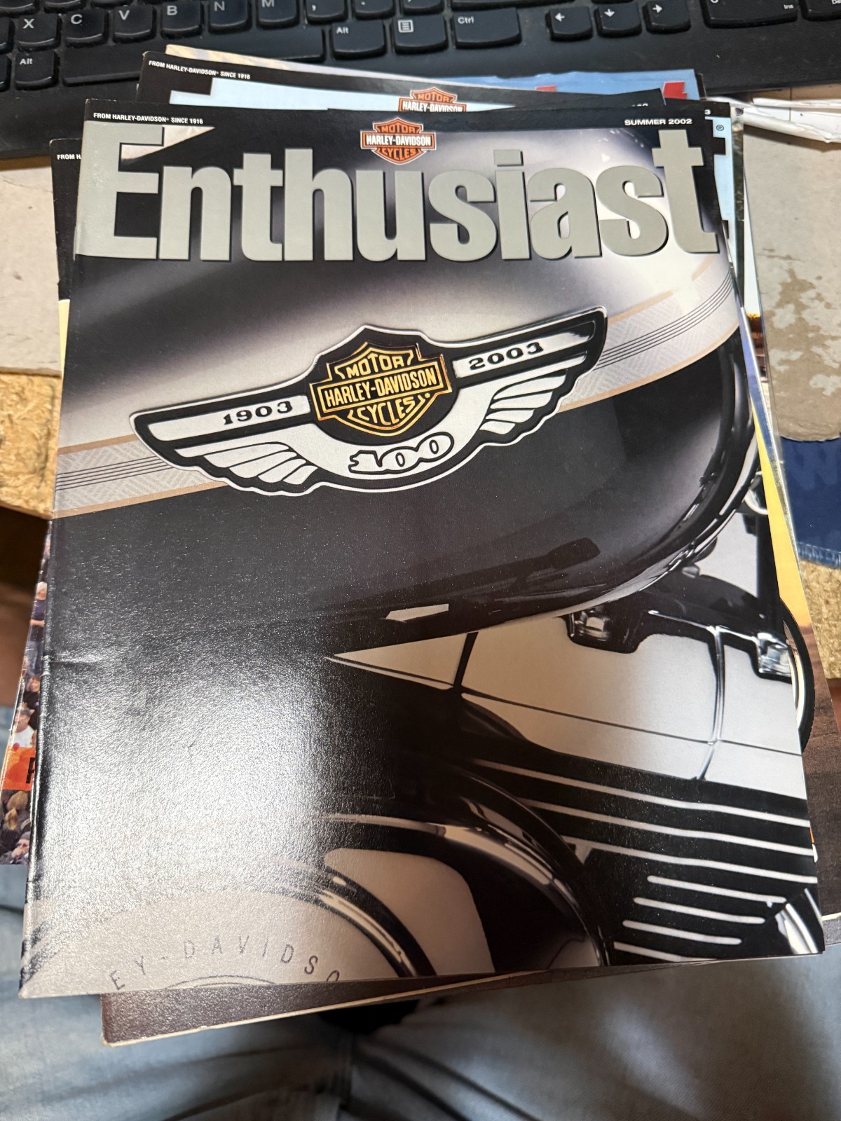 ENTHUSIAST-------HARLEY DAVIDSON------SUMMER 2002