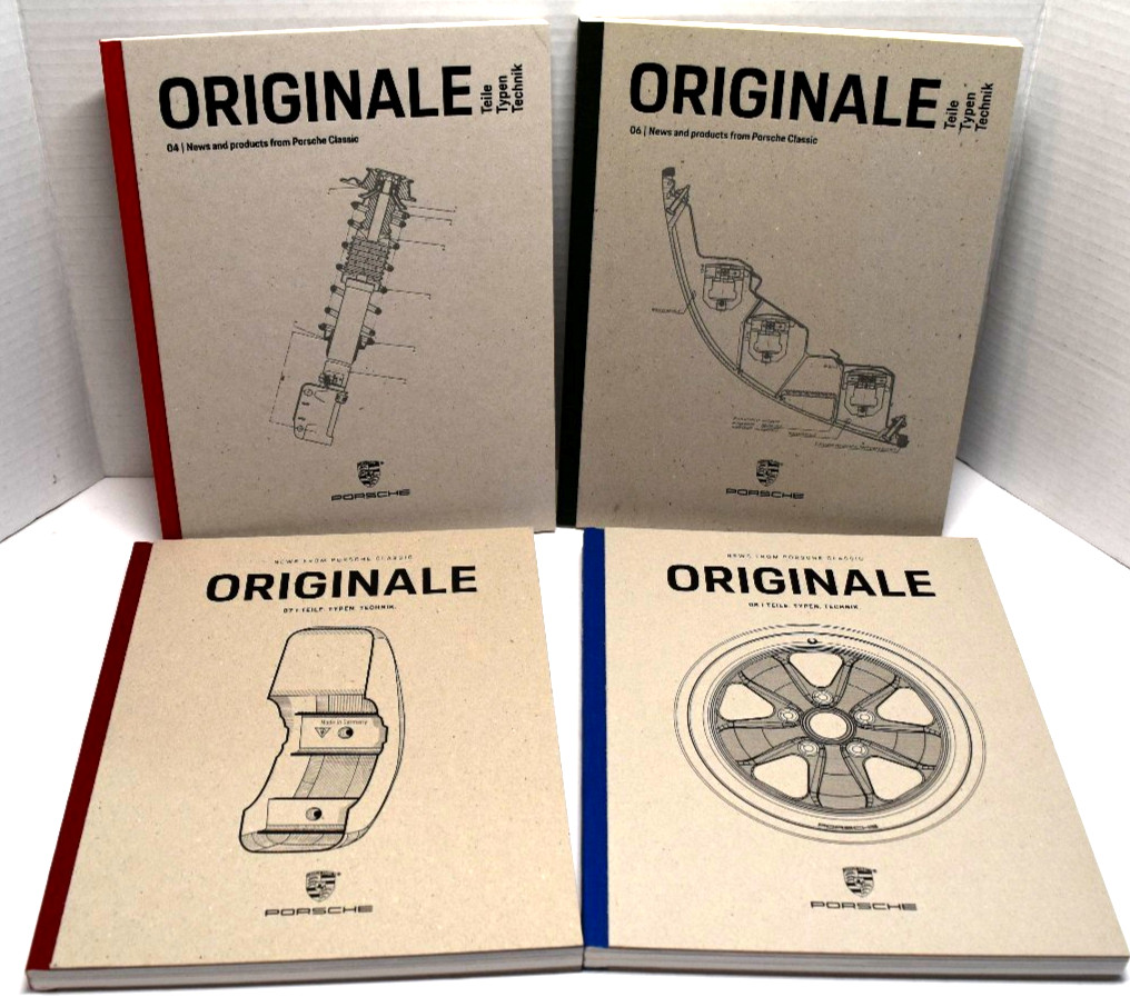 Porsche Classic Originale Parts Manuals #4, 6, 7, 8. All Brand New Porsche Classic Originale Parts Manuals #4, 6, 7, 8. All Brand New