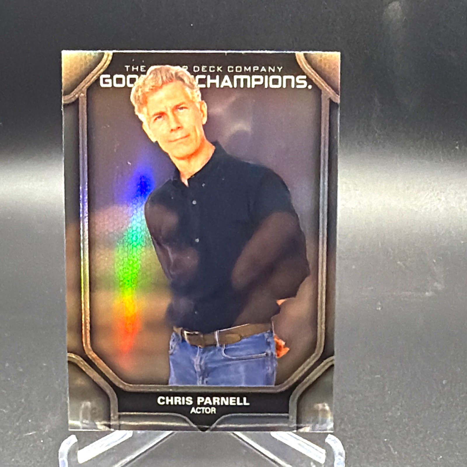 Upper Deck 2024 Goodwin Champions Chris Parnell Rainbow Parallel Insert #P85