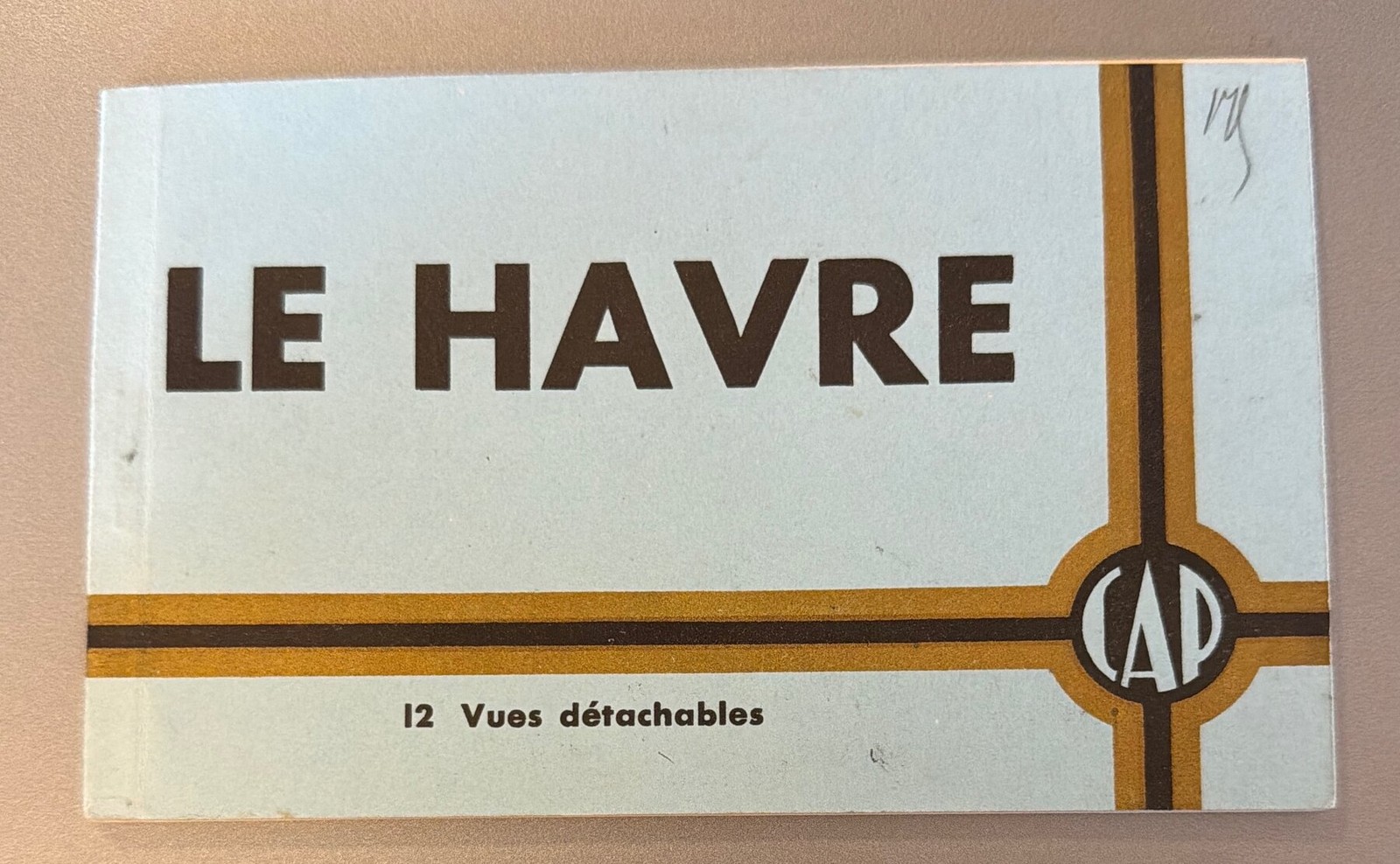 Le Havre France Postcard Booklet c1930s CAP 12 Detachable Views La Bourse