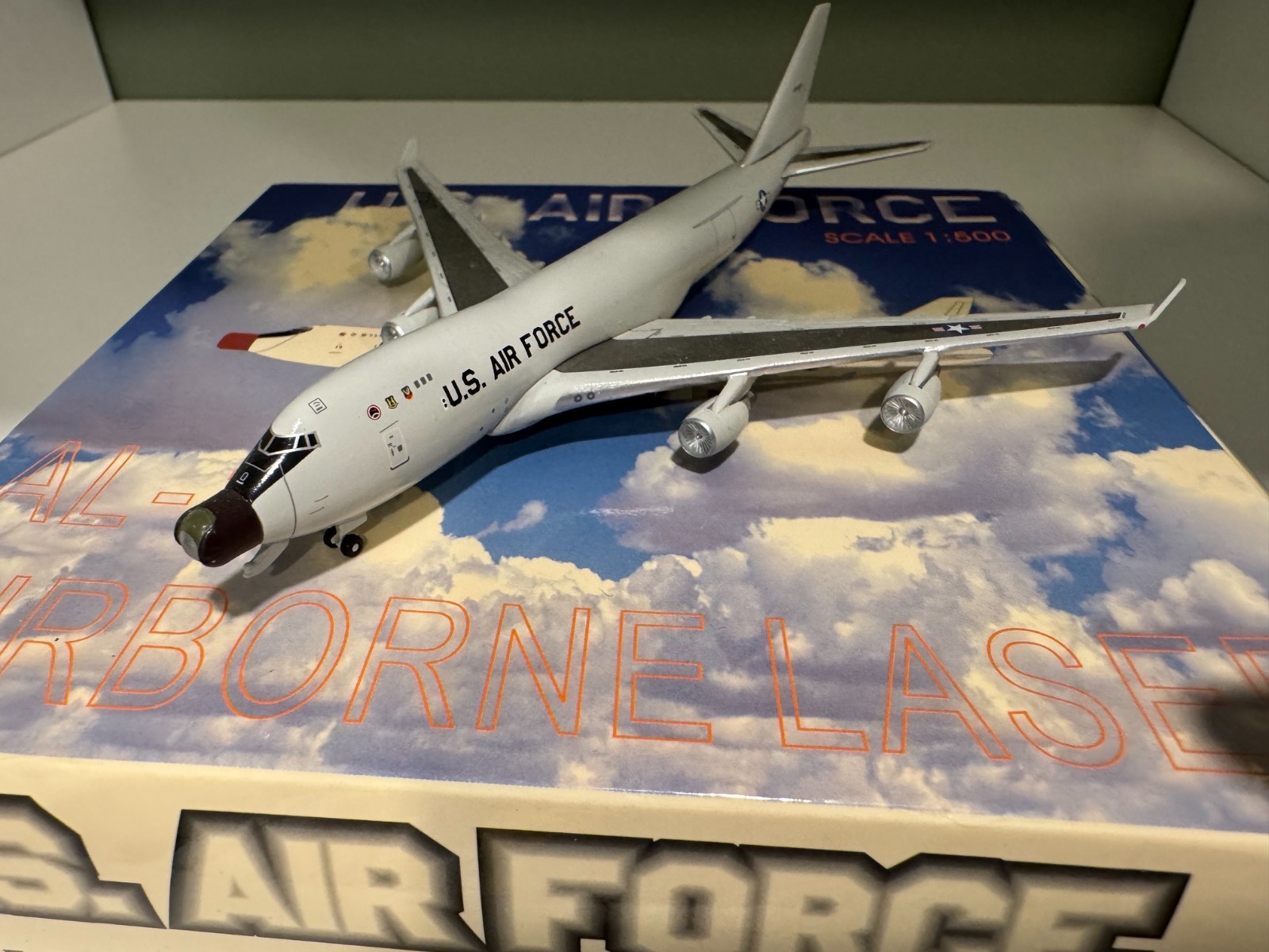 Netmodels USAF Boeing YAL-1 Airborne Laser 00-0001 1:500 Rare Model Netmodels USAF Boeing YAL-1 Airborne Laser 00-0001 1:500 Rare Model