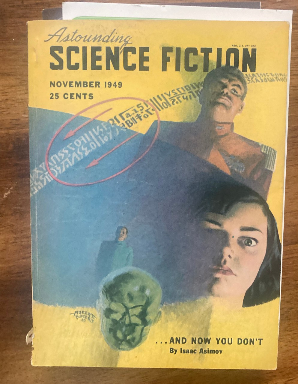Astounding Science Fiction Nov 1949 And Now You Don’t Isaac Asimov De Camp Roger