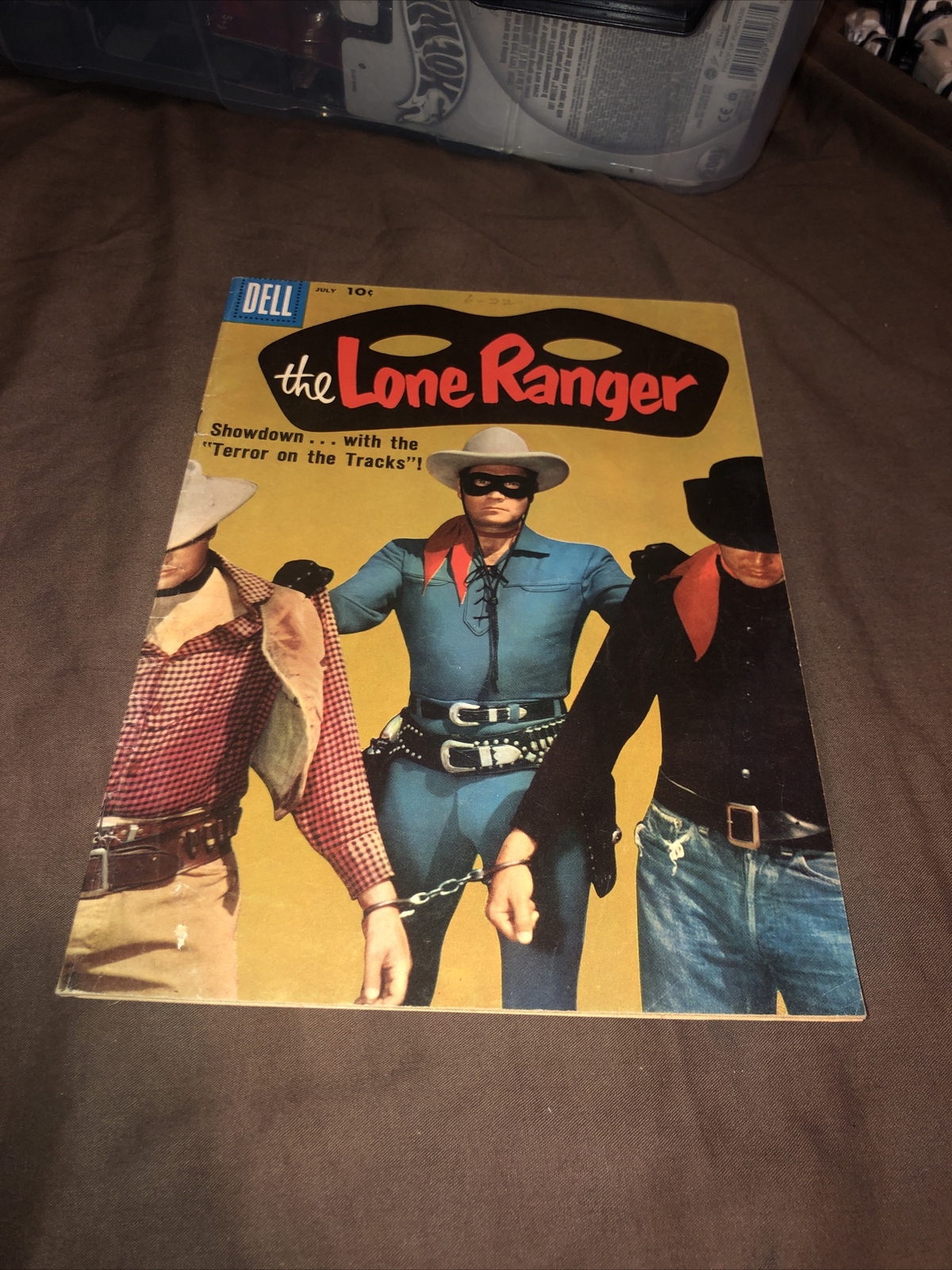 THE LONE RANGER #121 - Lost in Wild Horse Valley - Dell Comics 1958