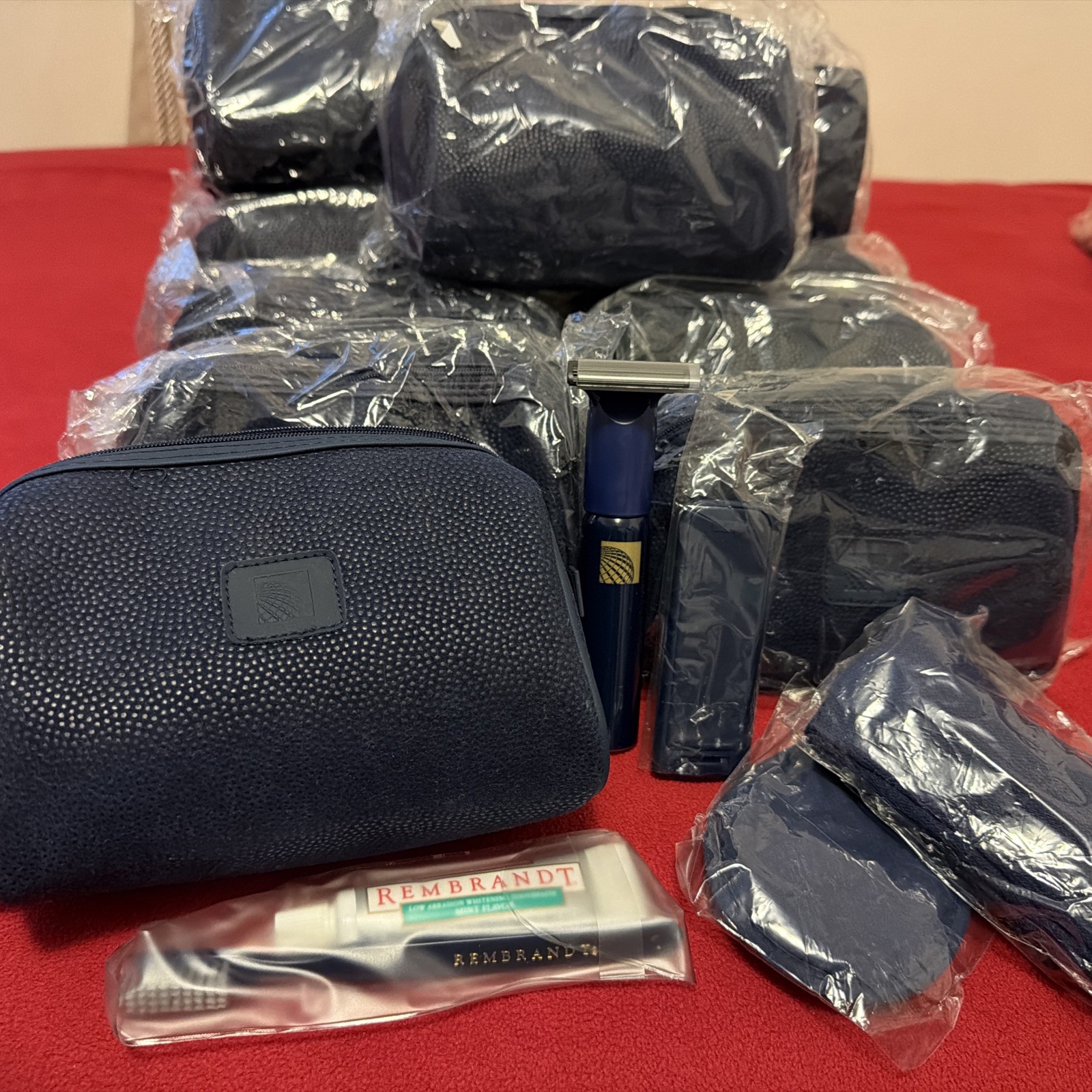 Vintage Continental Airlines BusinessFirst Amenity Kit 2000s Sealed/Unused