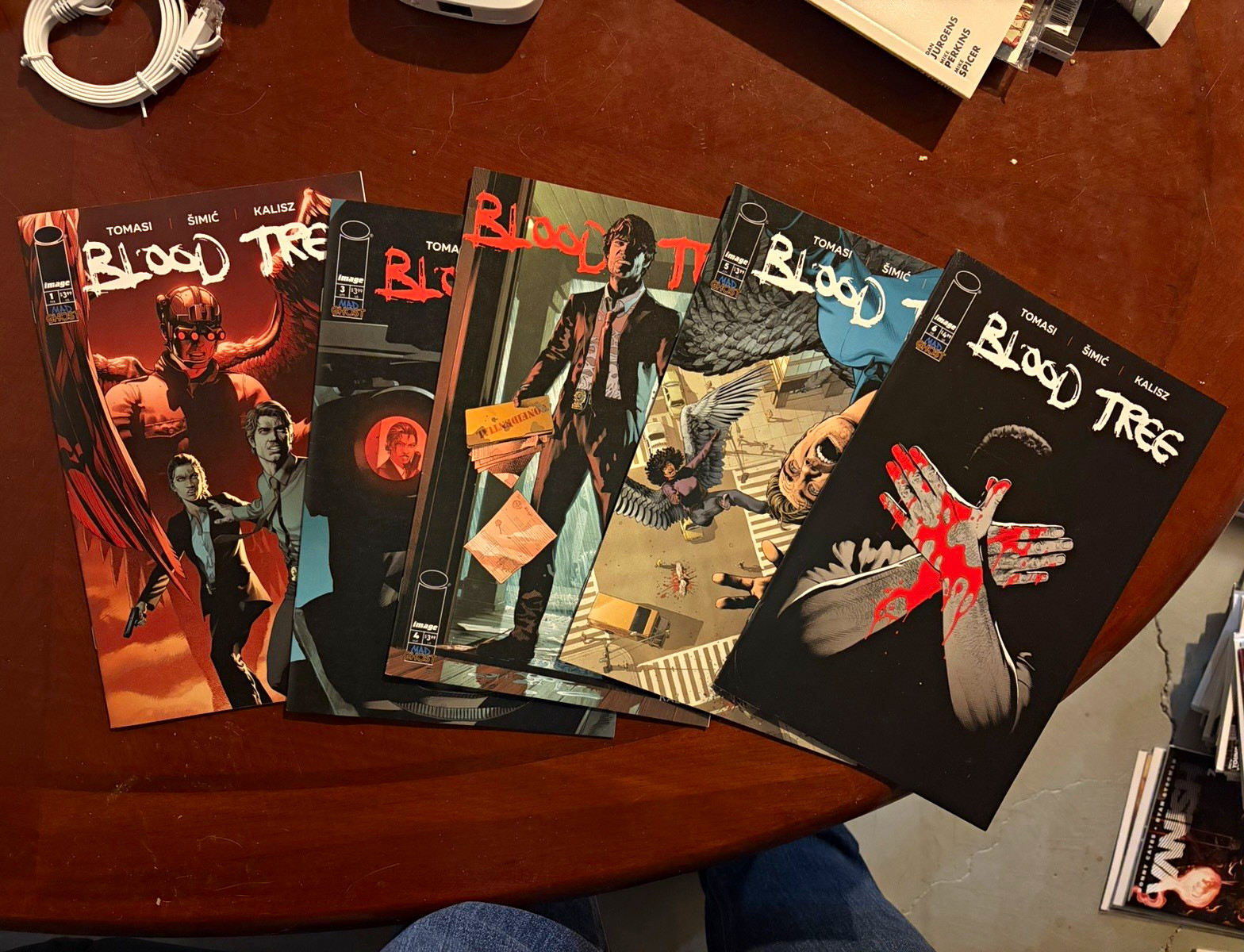 Blood Tree Comic Book Lot (1 3 4 5 6)