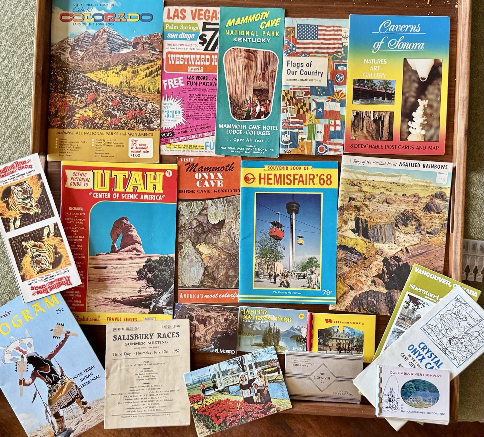 Vintage 1950s-1970s Travel Ephemera Lot of 20 Brochures Post Cards More Vintage 1950s-1970s Travel Ephemera Lot of 20 Brochures Post Cards More