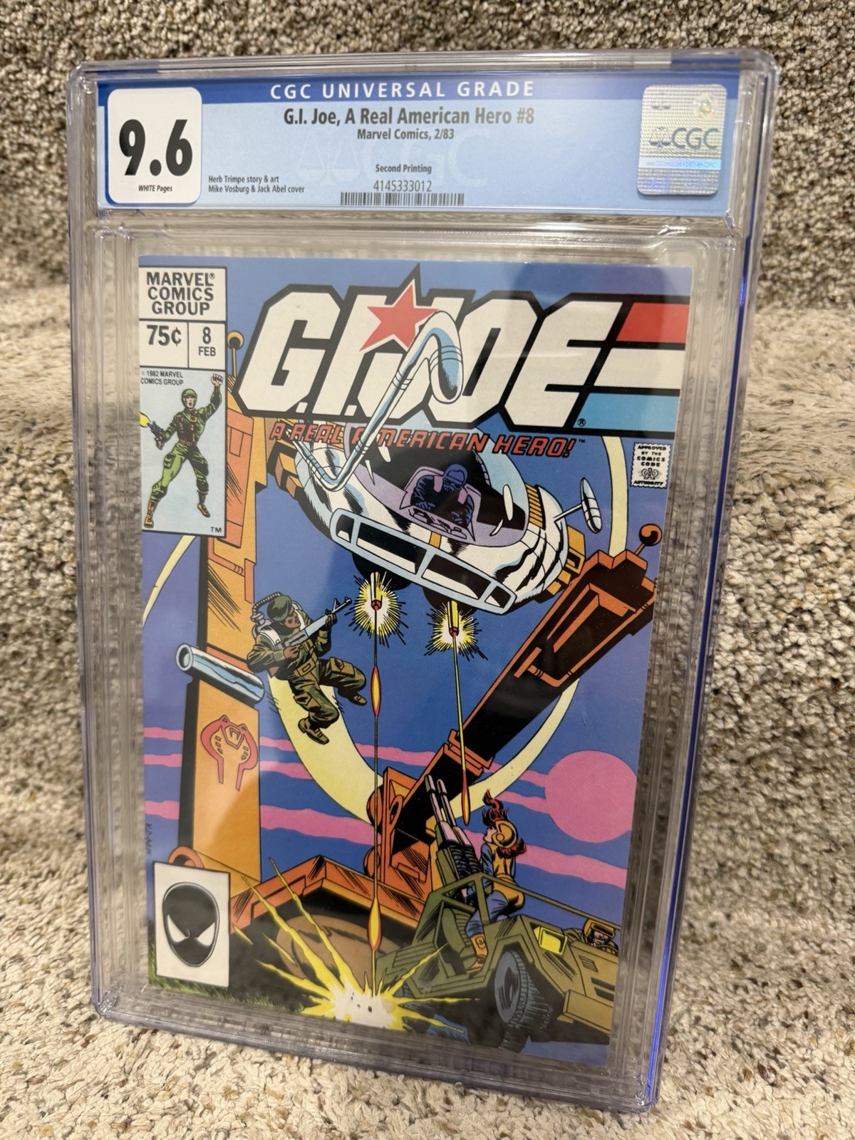 GI Joe (2/1983 Marvel Series) #8 CGC 9.6 GI Joe (2/1983 Marvel Series) #8 CGC 9.6