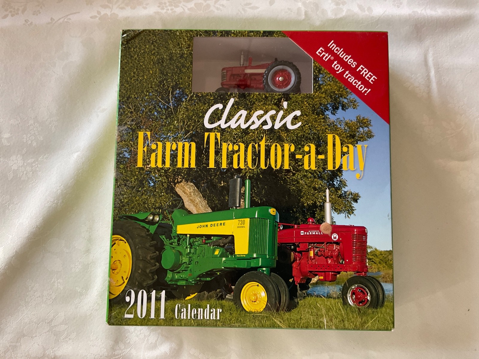 Tractor Calendar 2011 with ERTL Toy Tractor Classic Farm Tractor -a - Day Sealed
