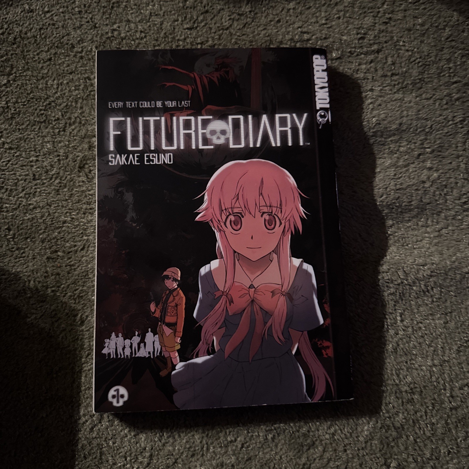 Future Diary Volume 1 Tokyopop 2nd Printing 2009 TPB Sakae Esuno Manga GOOD