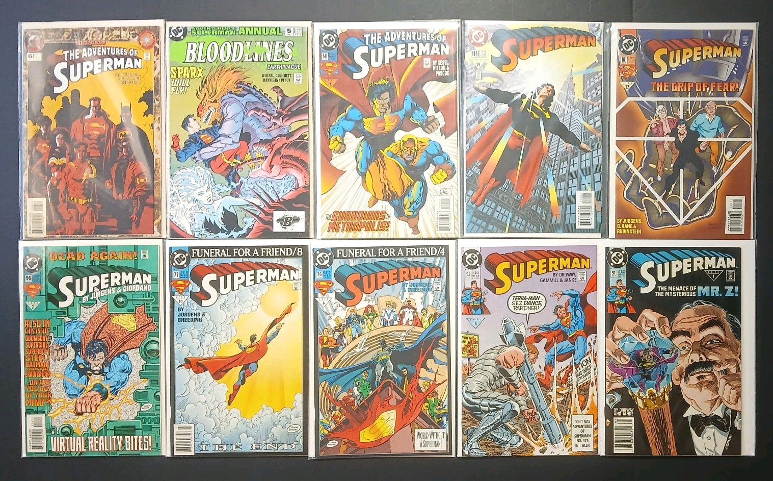 Superman DC Comic Book Lot