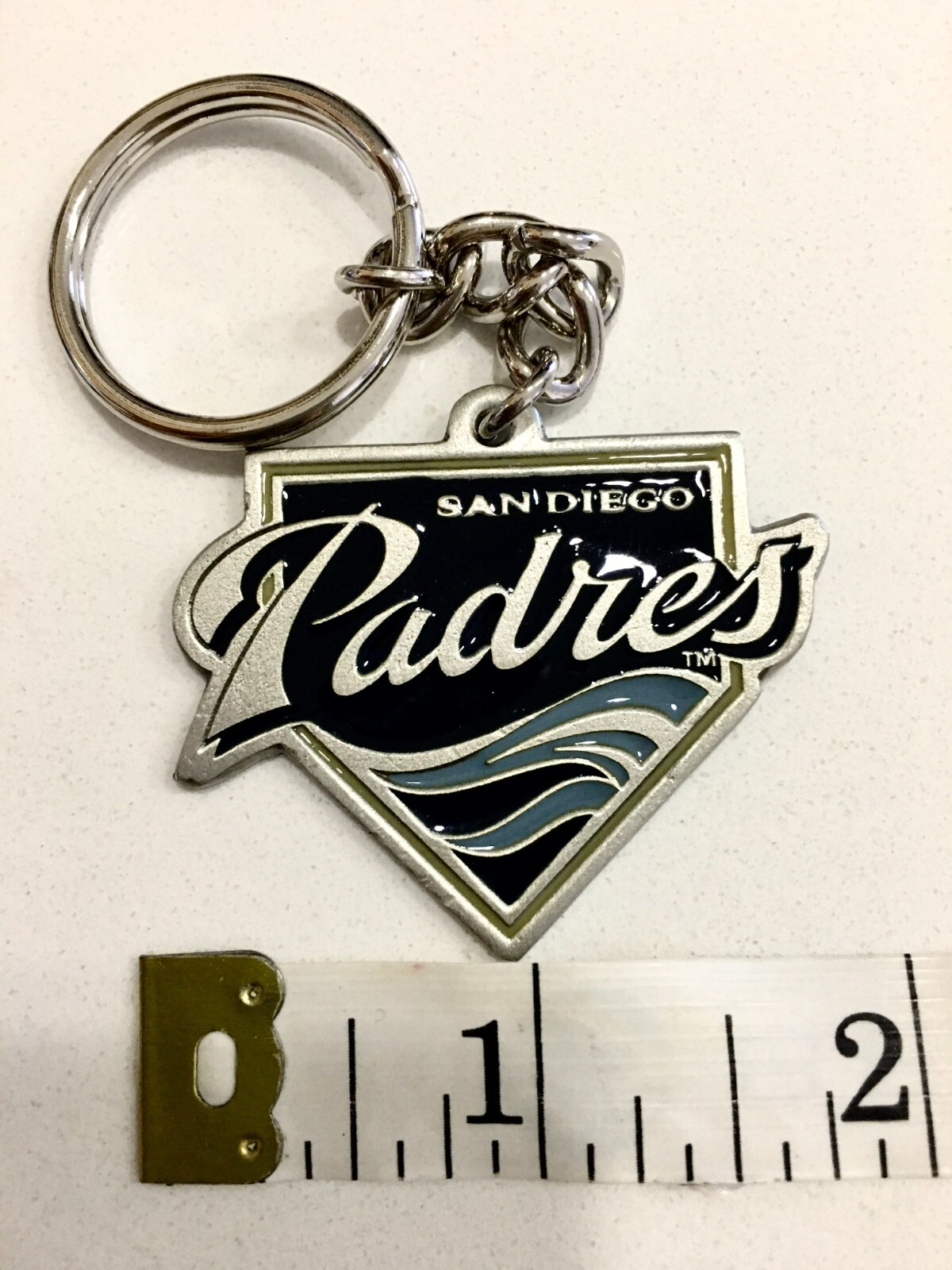 San Diego Padres Pewter Keychain Official MLB Licensed   Brand new