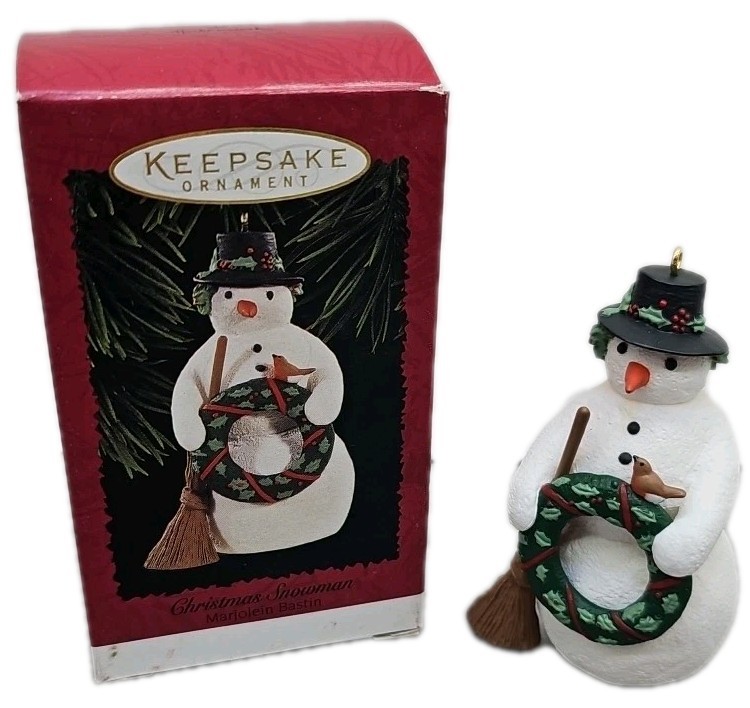 1996 Hallmark Christmas Snowman Keepsake Ornament [121]