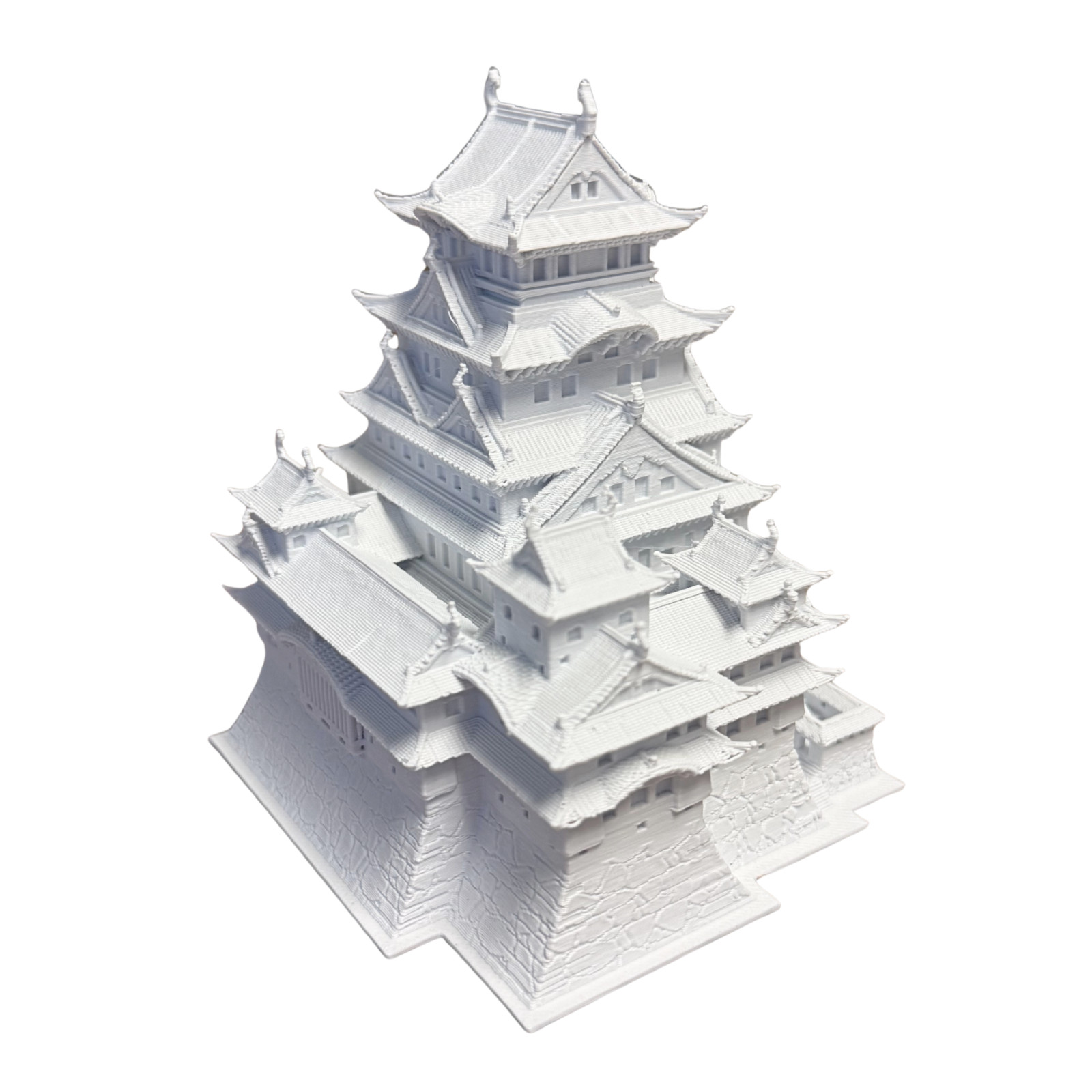 Himeji Castle Statue Japan – Detailed White Japanese Architectural Model Himeji Castle Statue Japan – Detailed White Japanese Architectural Model