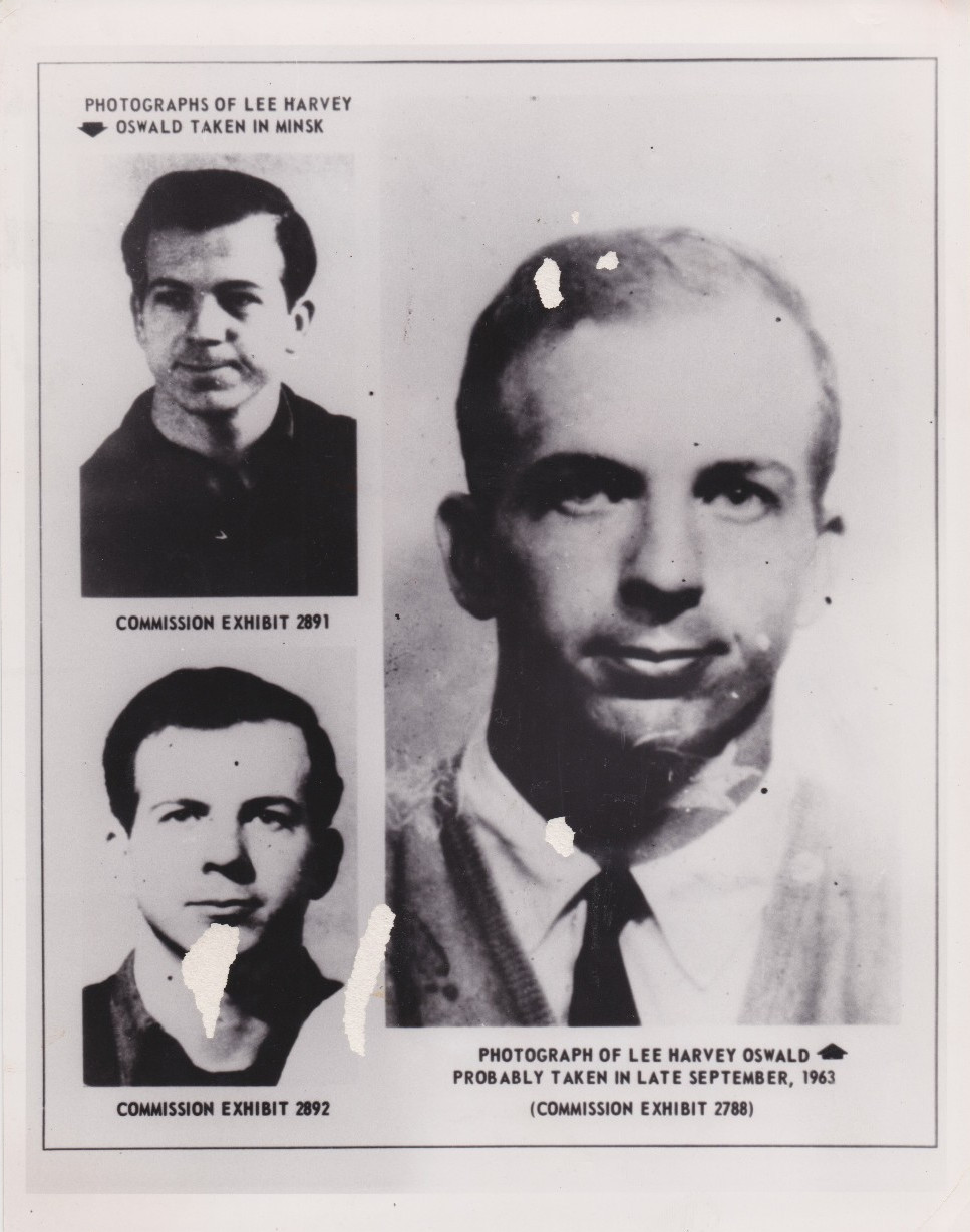 1964 Press Photo 3 Views of Lee Harvey Oswald for the Warren Commission Exhibit
