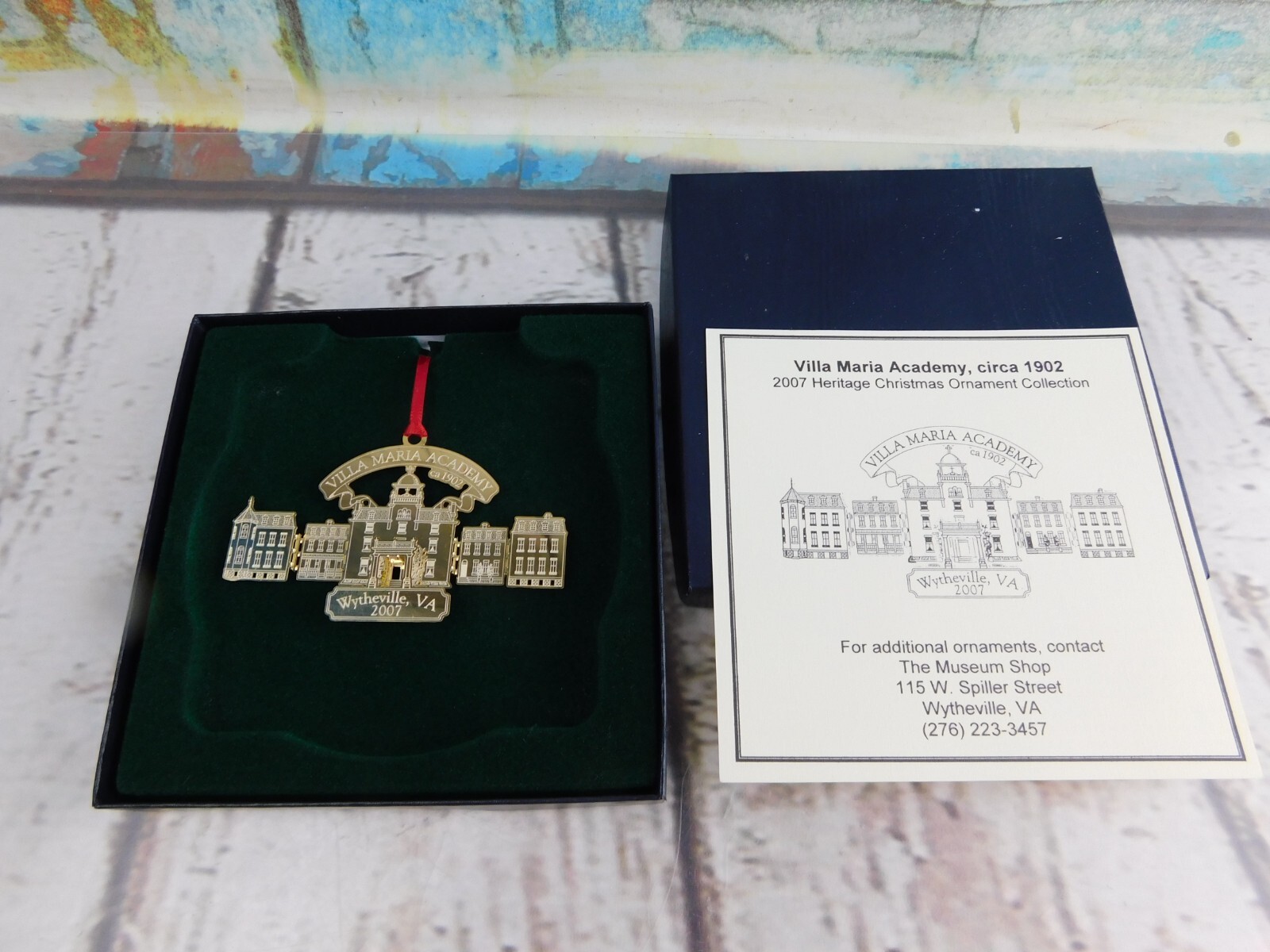 Wytheville Virginia Villa Maria Academy Heritage Collection Christmas Ornament